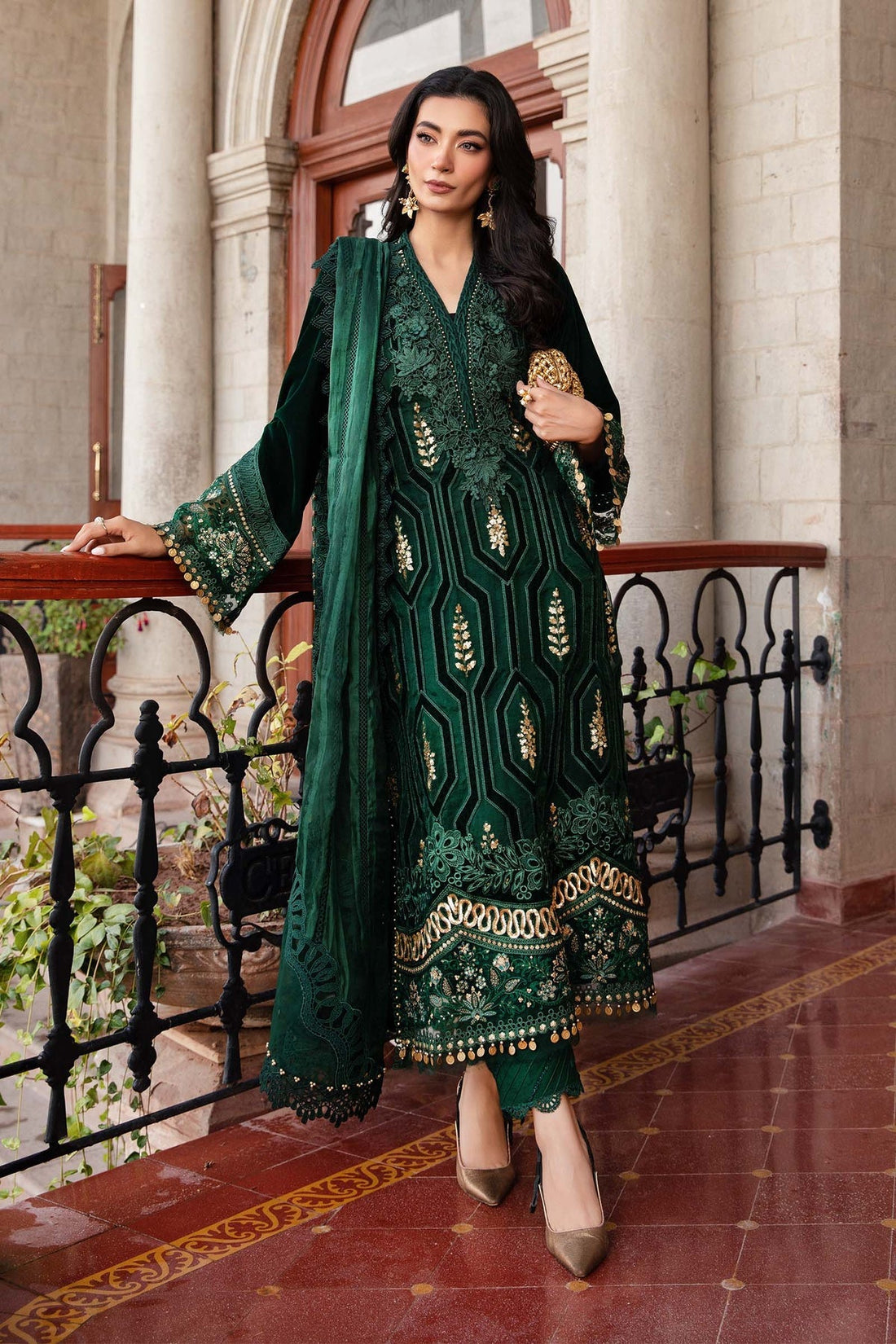 Maria B | Winter Luxe 24 | DL-1212 - Official Maria B stockist in UK - Sakeena London