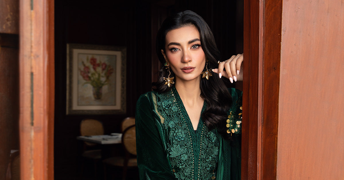 Maria B | Winter Luxe 24 | DL-1212 - Official Maria B stockist in UK - Sakeena London