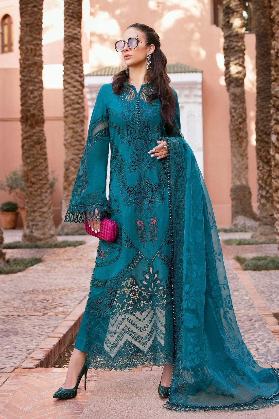 Maria B | Luxury Lawn 25 | D-2513-B - Official Maria B stockist in UK - Sakeena London