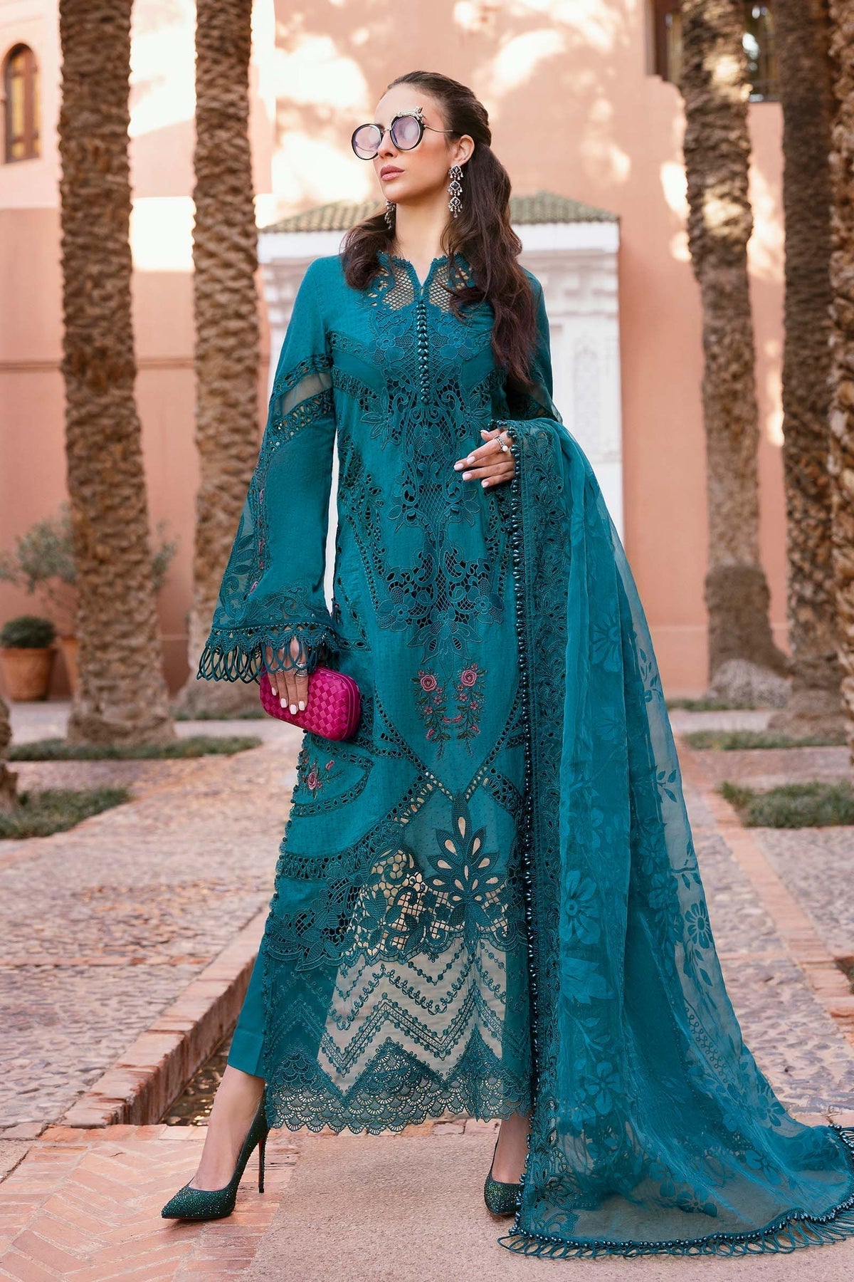 Maria B | Luxury Lawn 25 | D-2513-B - Official Maria B stockist in UK - Sakeena London