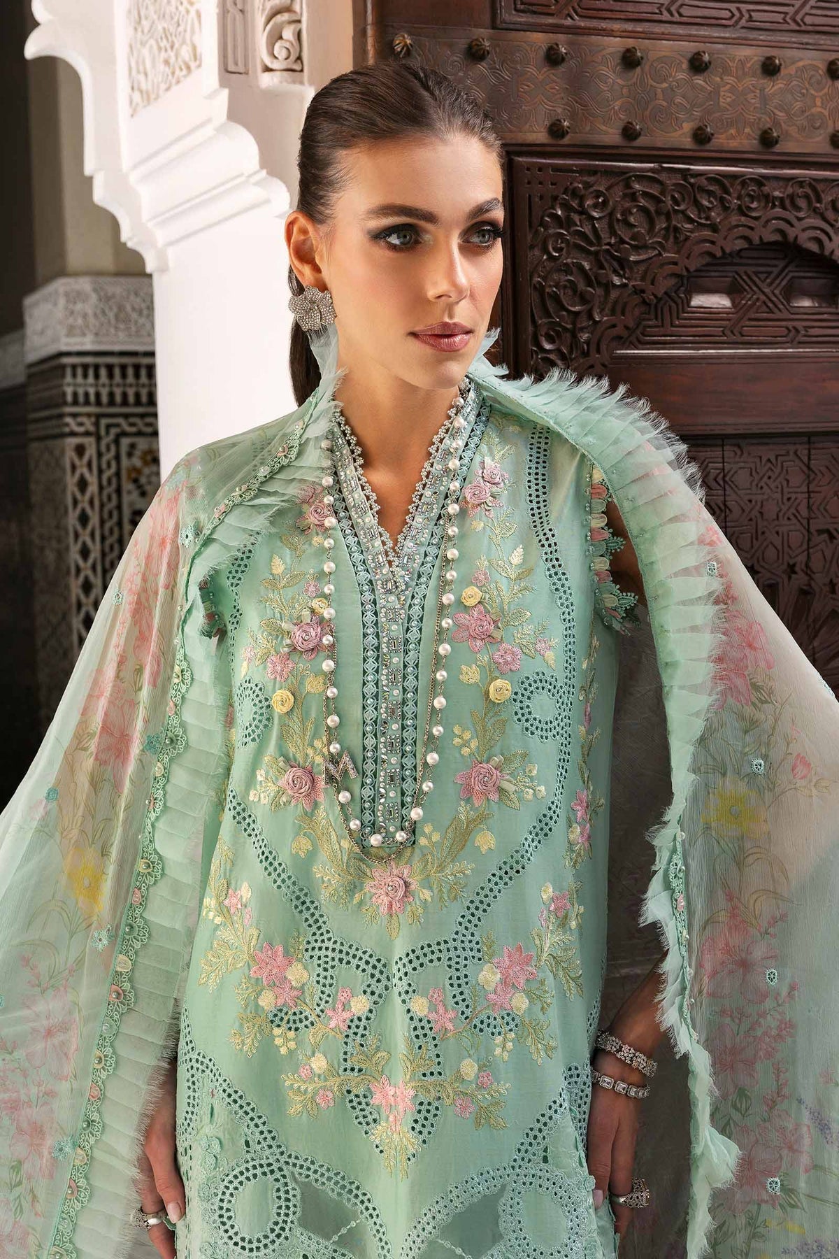 Maria B | Luxury Lawn 25 | D-2514-A - Official Maria B stockist in UK - Sakeena London
