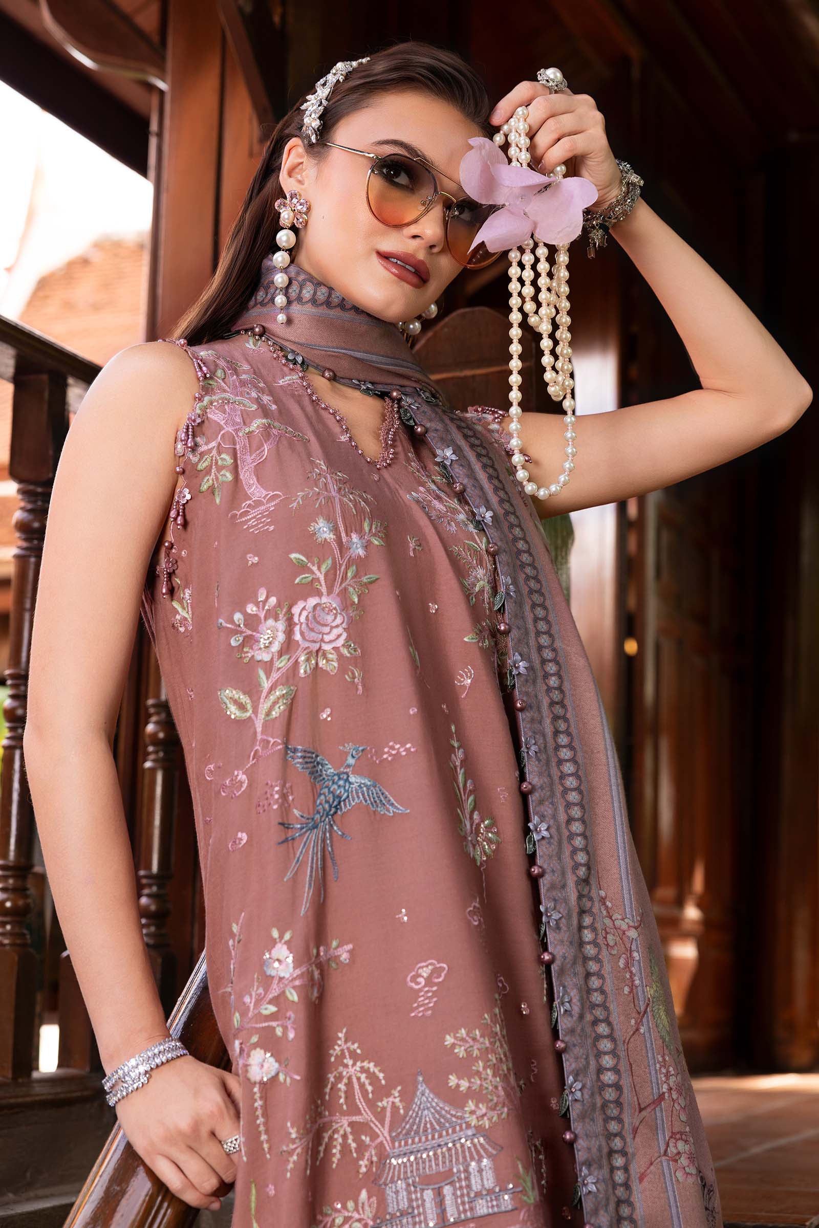 Maria B | M Prints Winter 25 | MPT-2801-A - Official Maria B stockist in UK - Sakeena London