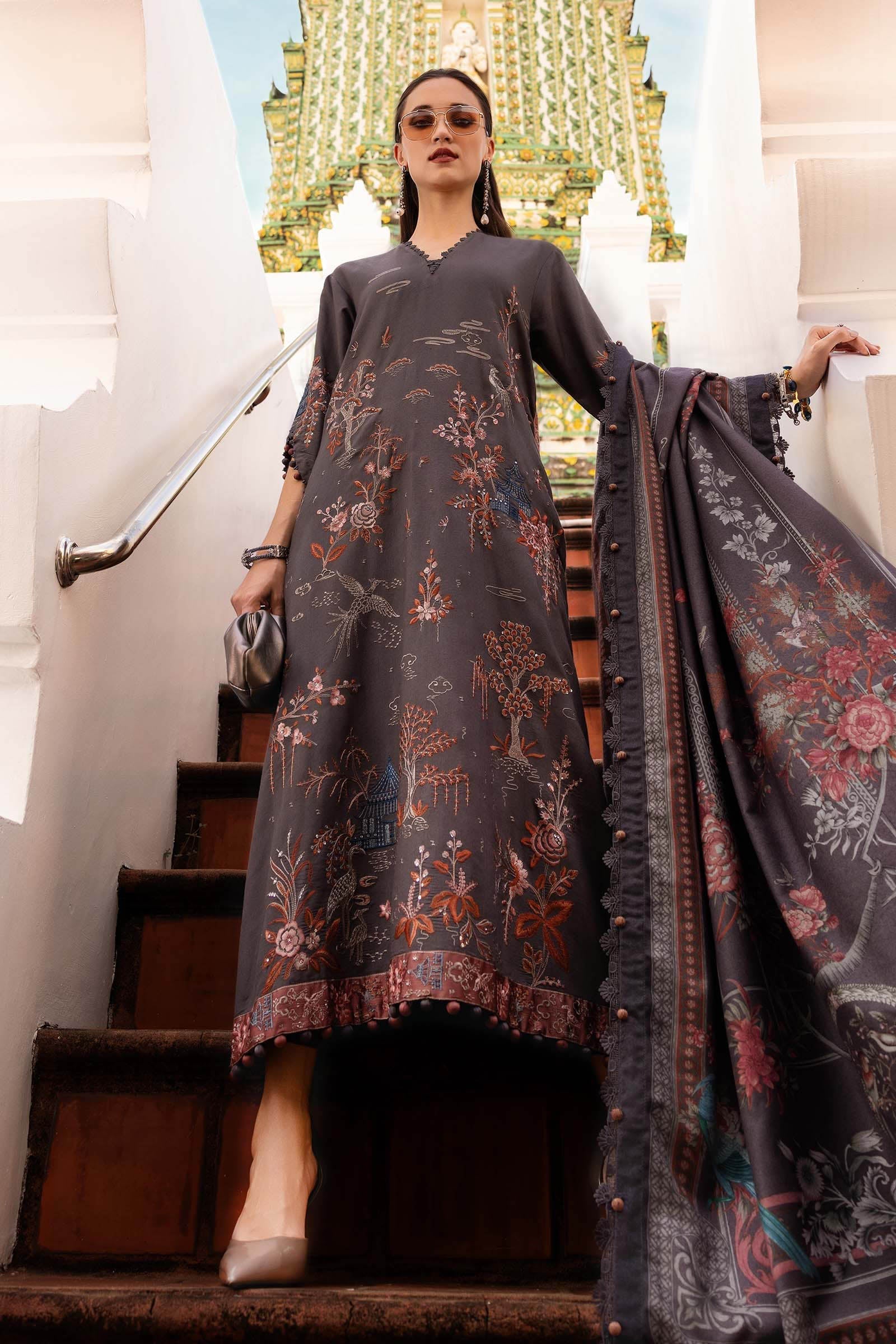 Maria B | M Prints Winter 25 | MPT-2801-B - Official Maria B stockist in UK - Sakeena London
