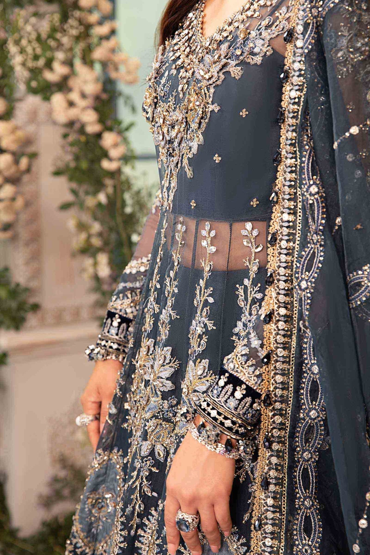 Maria B | Embroidered Formals 24 | Organza Suit | BD-2901 - Official Maria B stockist in UK - Sakeena London