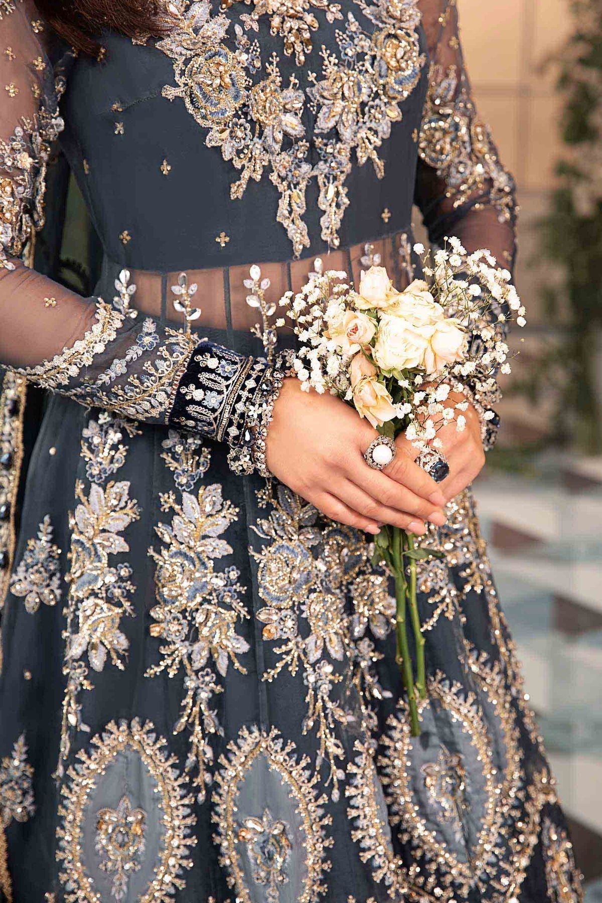 Maria B | Embroidered Formals 24 | Organza Suit | BD-2901 - Official Maria B stockist in UK - Sakeena London