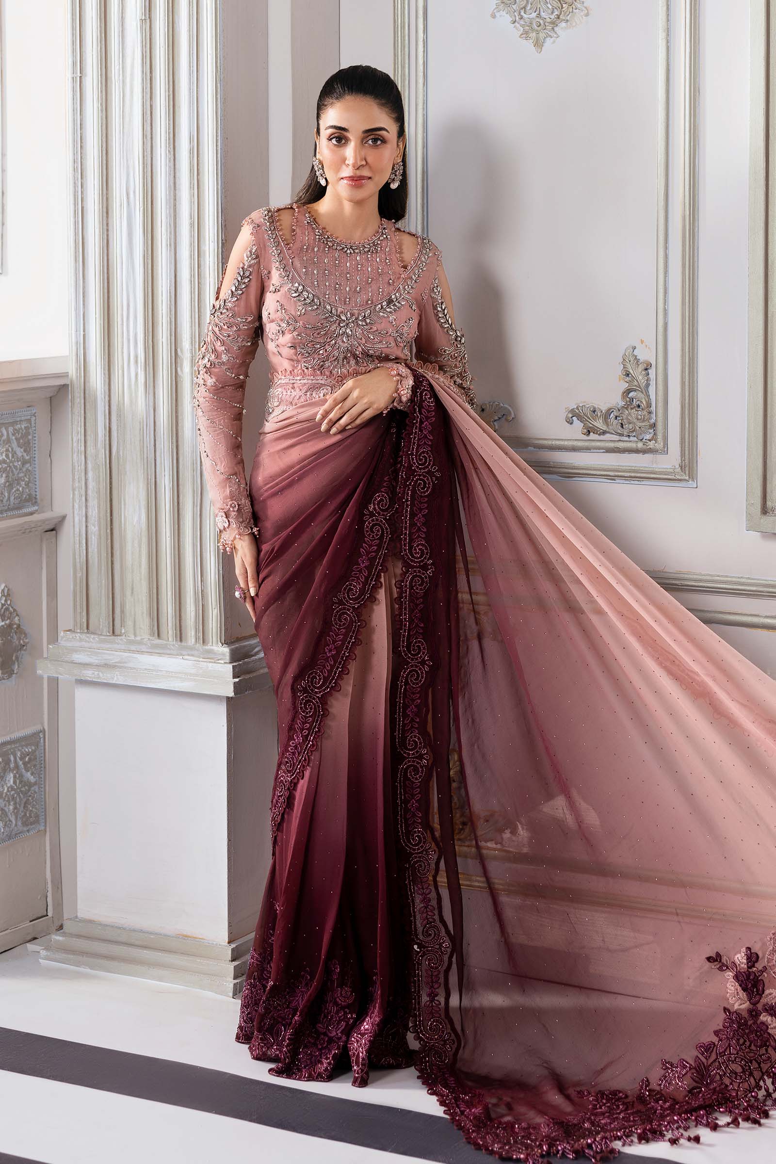 Maria B | Embroidered 2025 | BD-3001 - Official Maria B stockist in UK - Sakeena London