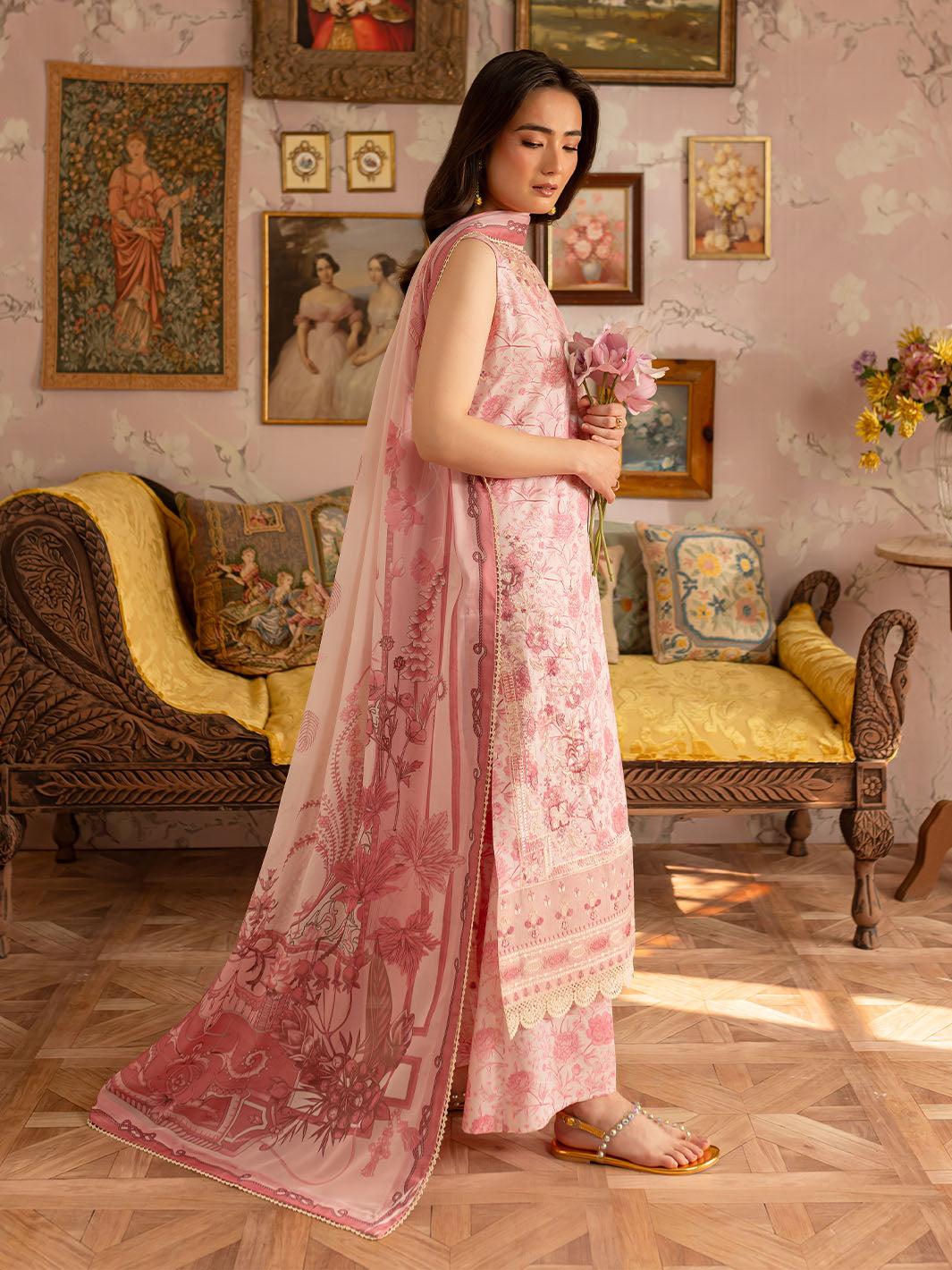 Mahnur | Leila Printkari Edit 25 | LP - 01 - Official Mahnur stockist in UK - Sakeena London