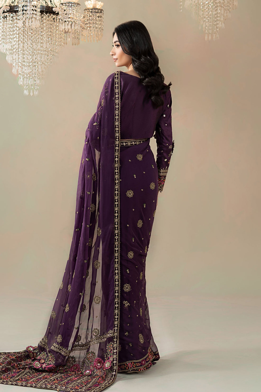 Maria B | Soiree Formals | WFS-09-01-Purple - Official Maria B stockist in UK - Sakeena London