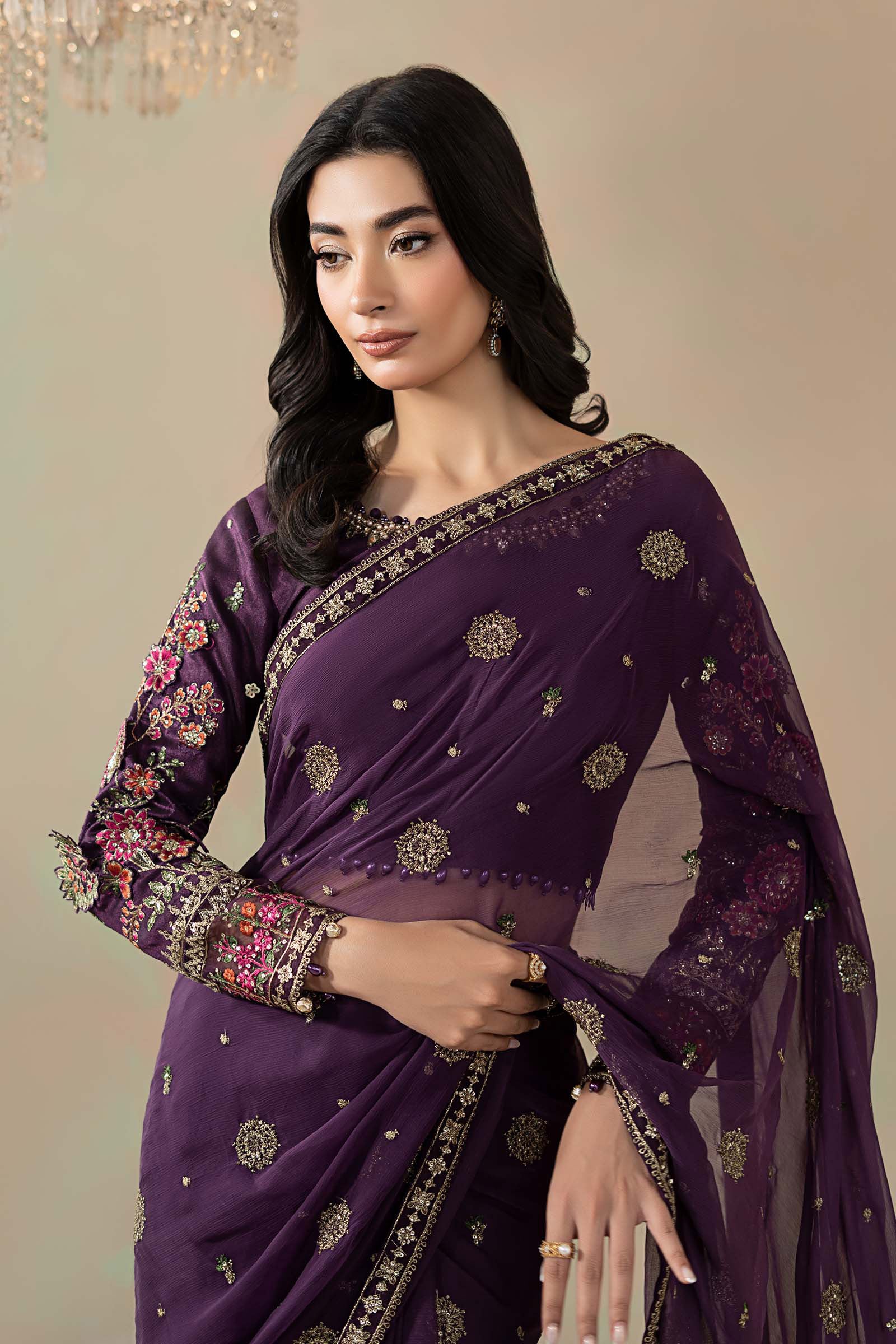 Maria B | Soiree Formals | WFS-09-01-Purple - Official Maria B stockist in UK - Sakeena London