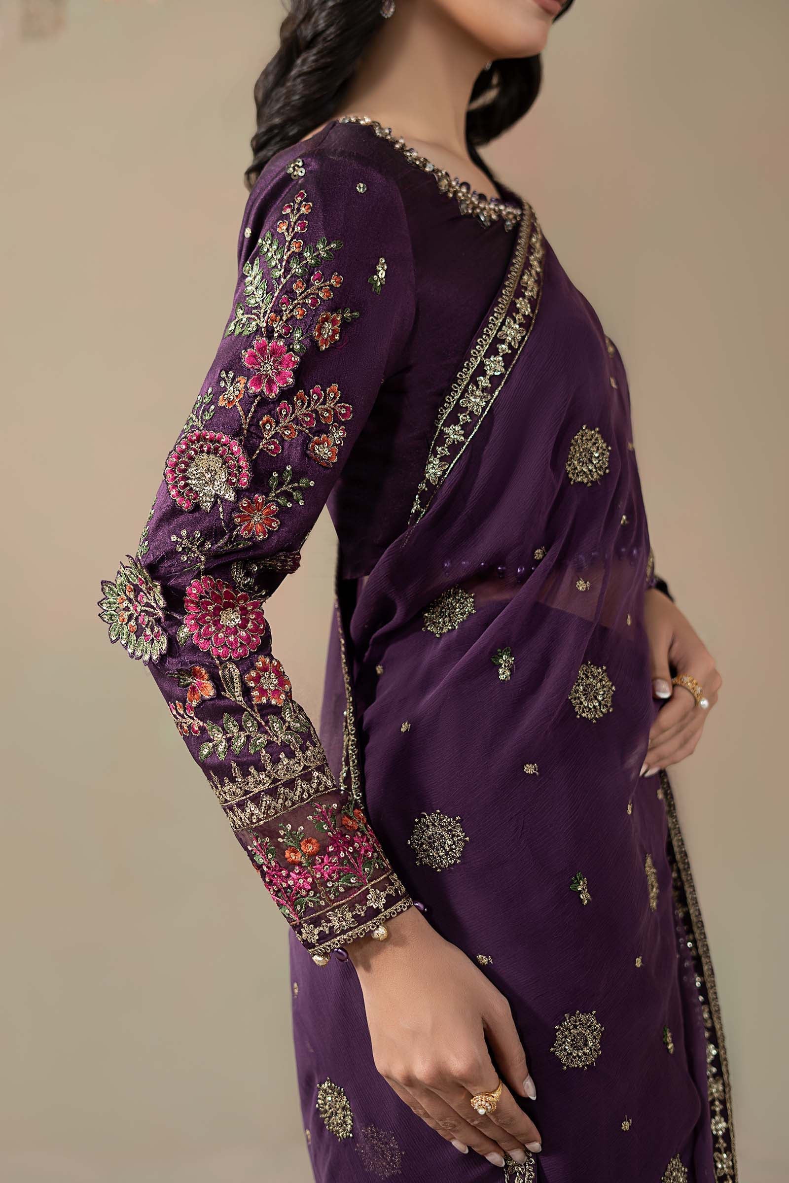 Maria B | Soiree Formals | WFS-09-01-Purple - Official Maria B stockist in UK - Sakeena London
