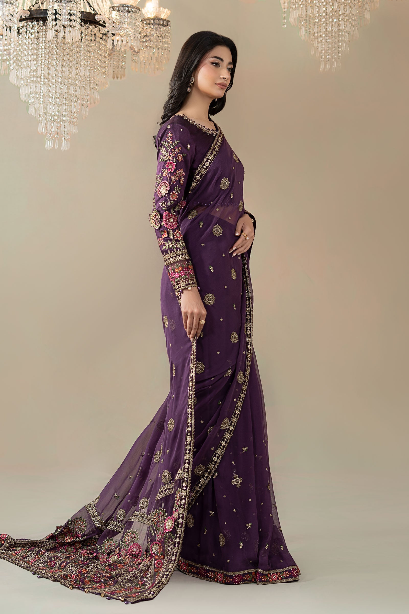Maria B | Soiree Formals | WFS-09-01-Purple - Official Maria B stockist in UK - Sakeena London