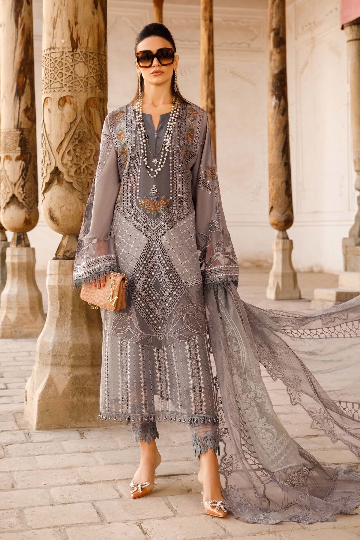 Maria B | Luxury Lawn | D-2301-B - Official Maria B stockist in UK - Sakeena London