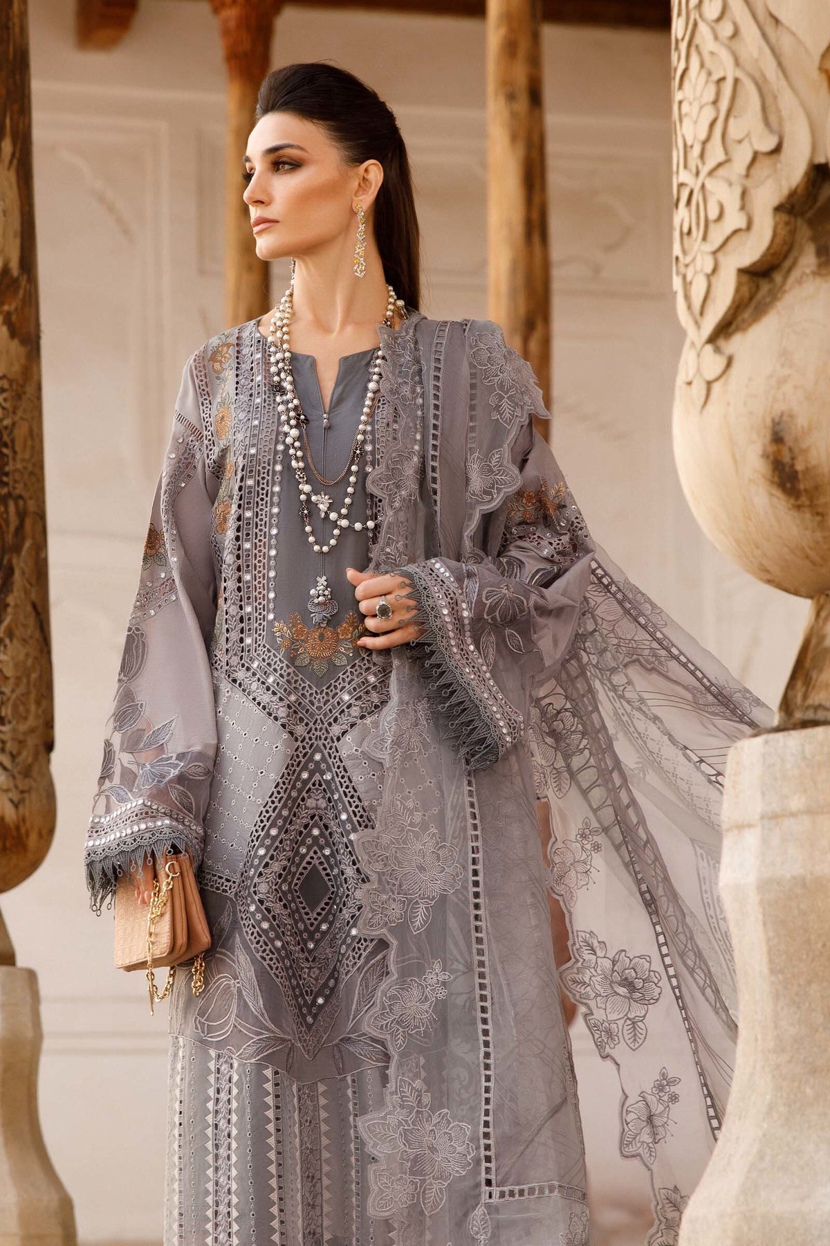 Maria B | Luxury Lawn | D-2301-B - Official Maria B stockist in UK - Sakeena London