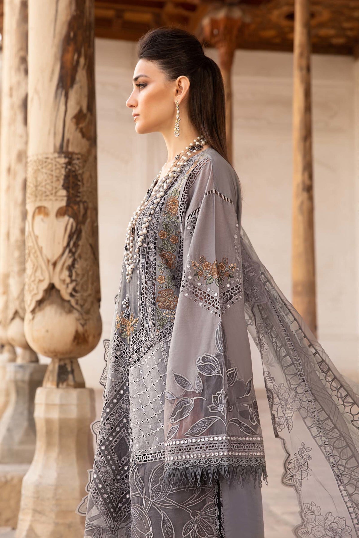 Maria B | Luxury Lawn | D-2301-B - Official Maria B stockist in UK - Sakeena London