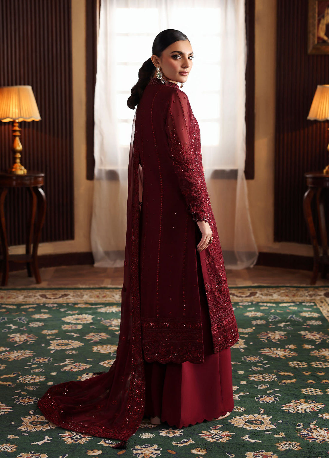 Gulaal | I Evayna Embroidered Chiffon | Vezeen - Official Gulaal stockist in UK - Sakeena London