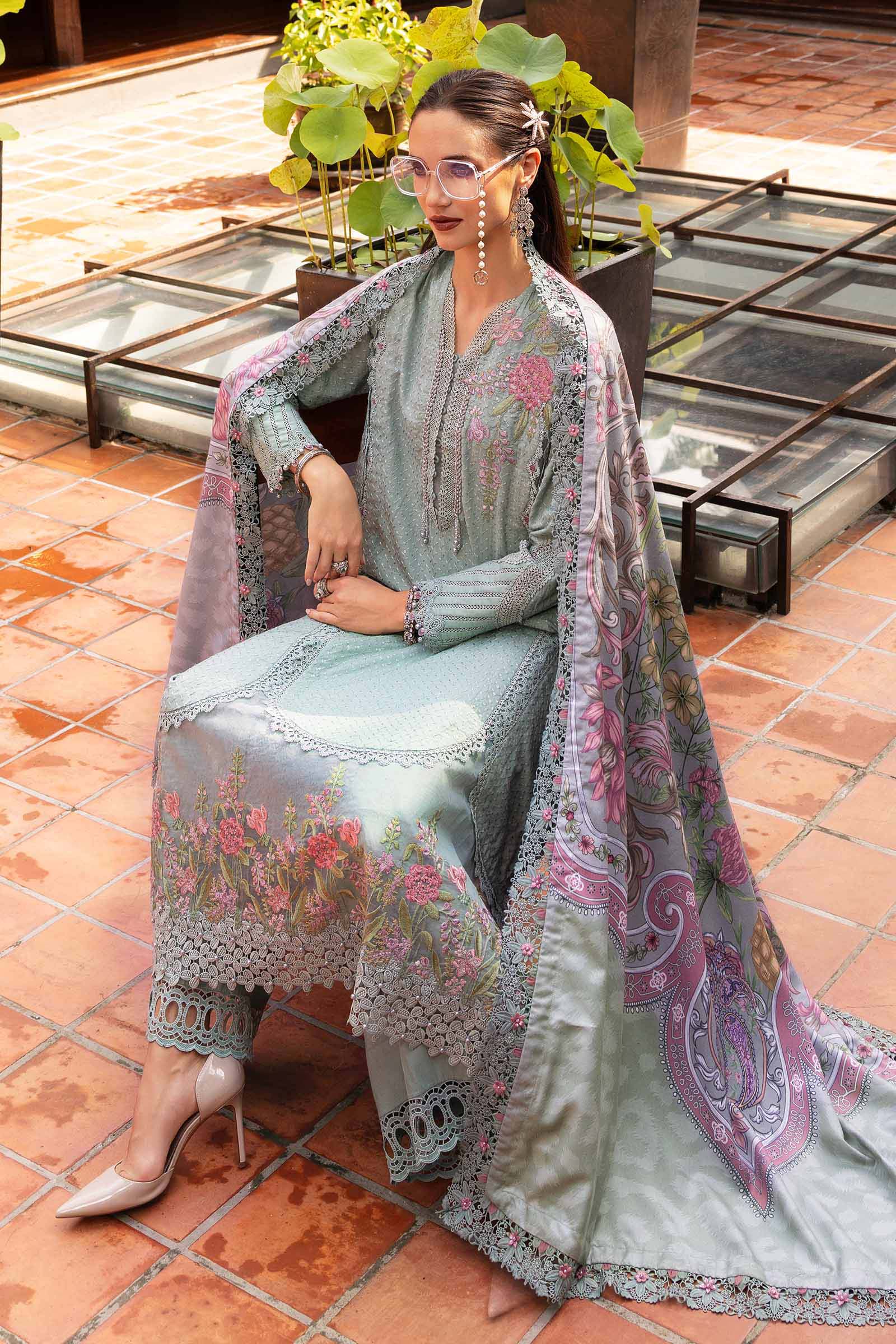 Maria B | M Prints Winter 25 | MPT-2802-A - Official Maria B stockist in UK - Sakeena London