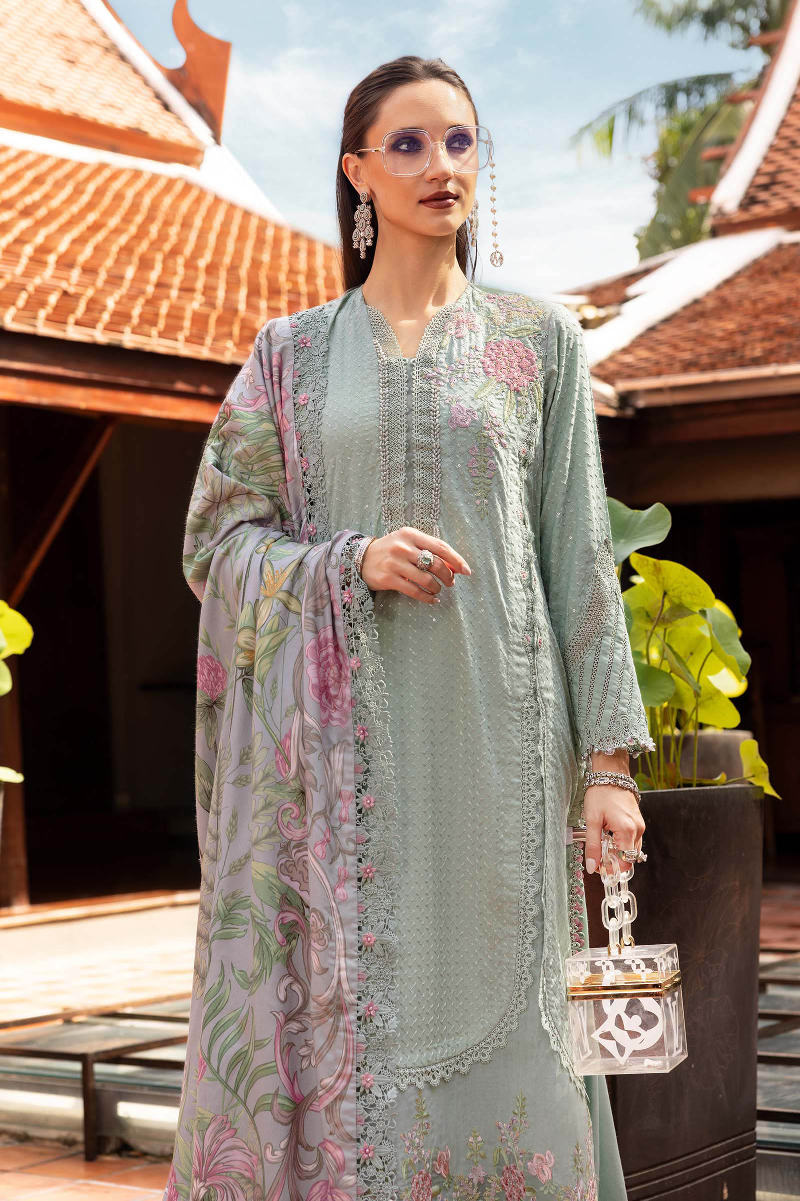 Maria B | M Prints Winter 25 | MPT-2802-A - Official Maria B stockist in UK - Sakeena London