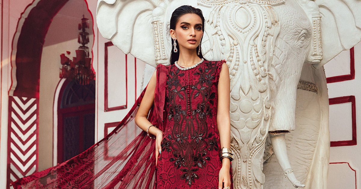 Maria B | M Prints Winter 25 | MPT-2702-A - Official Maria B stockist in UK - Sakeena London