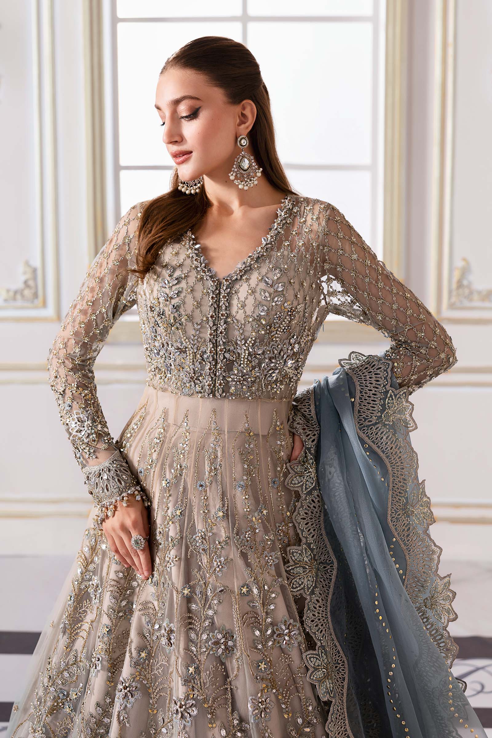 Maria B | Embroidered 2025 | BD-3002 - Official Maria B stockist in UK - Sakeena London