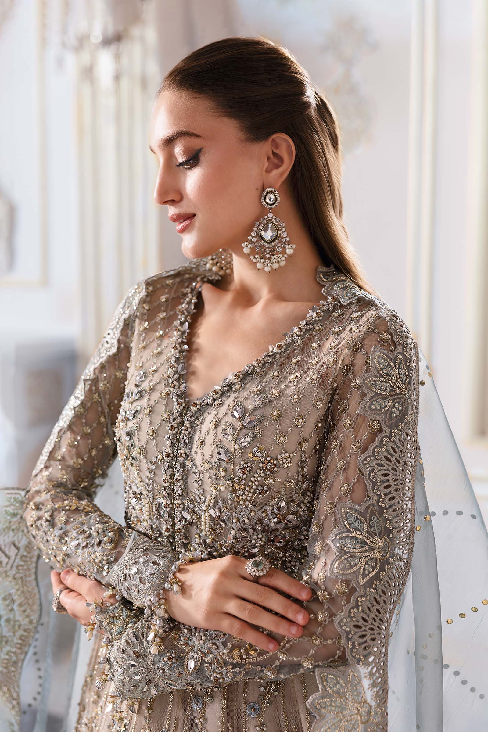Maria B | Embroidered 2025 | BD-3002 - Official Maria B stockist in UK - Sakeena London