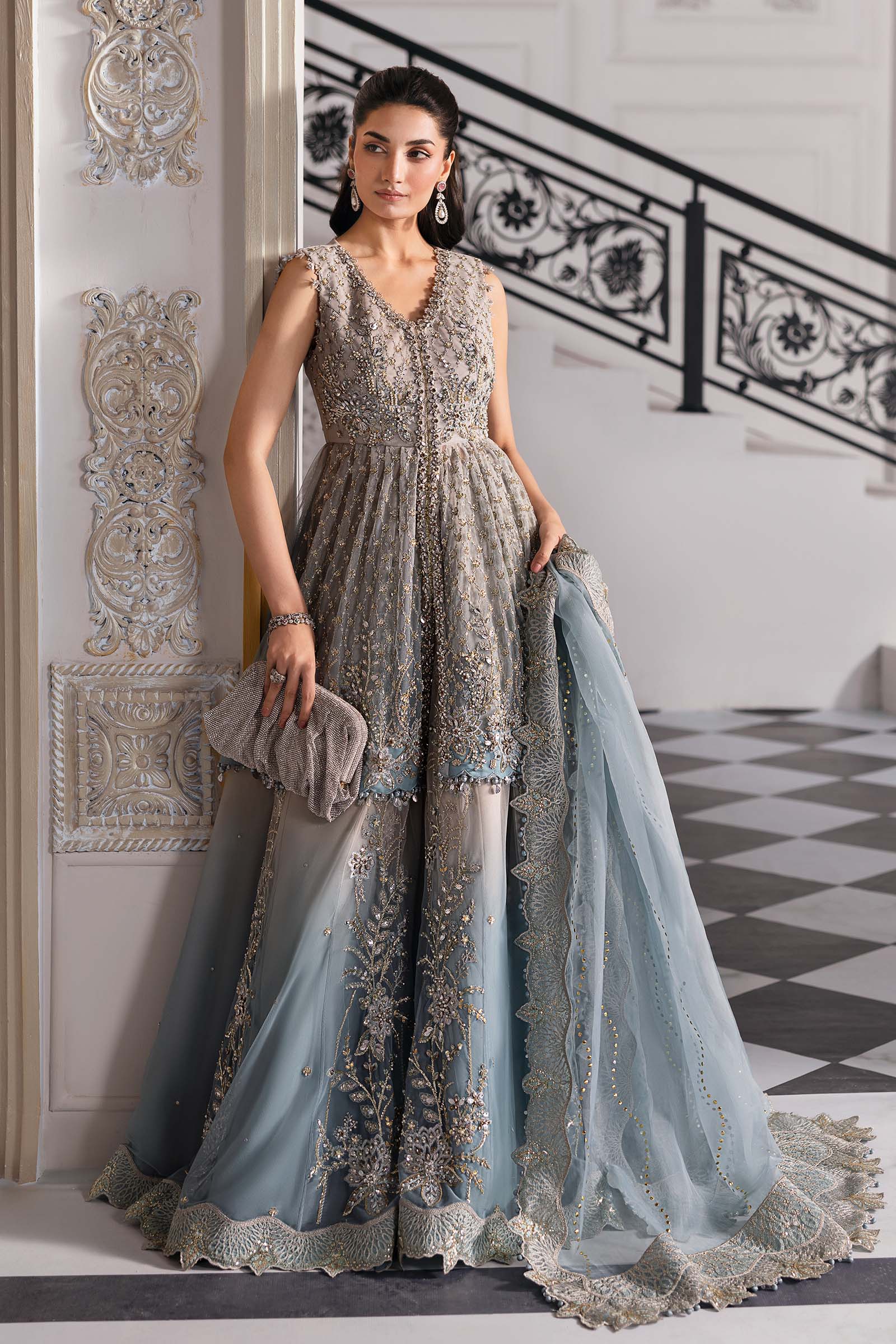 Maria B | Embroidered 2025 | BD-3002 - Official Maria B stockist in UK - Sakeena London