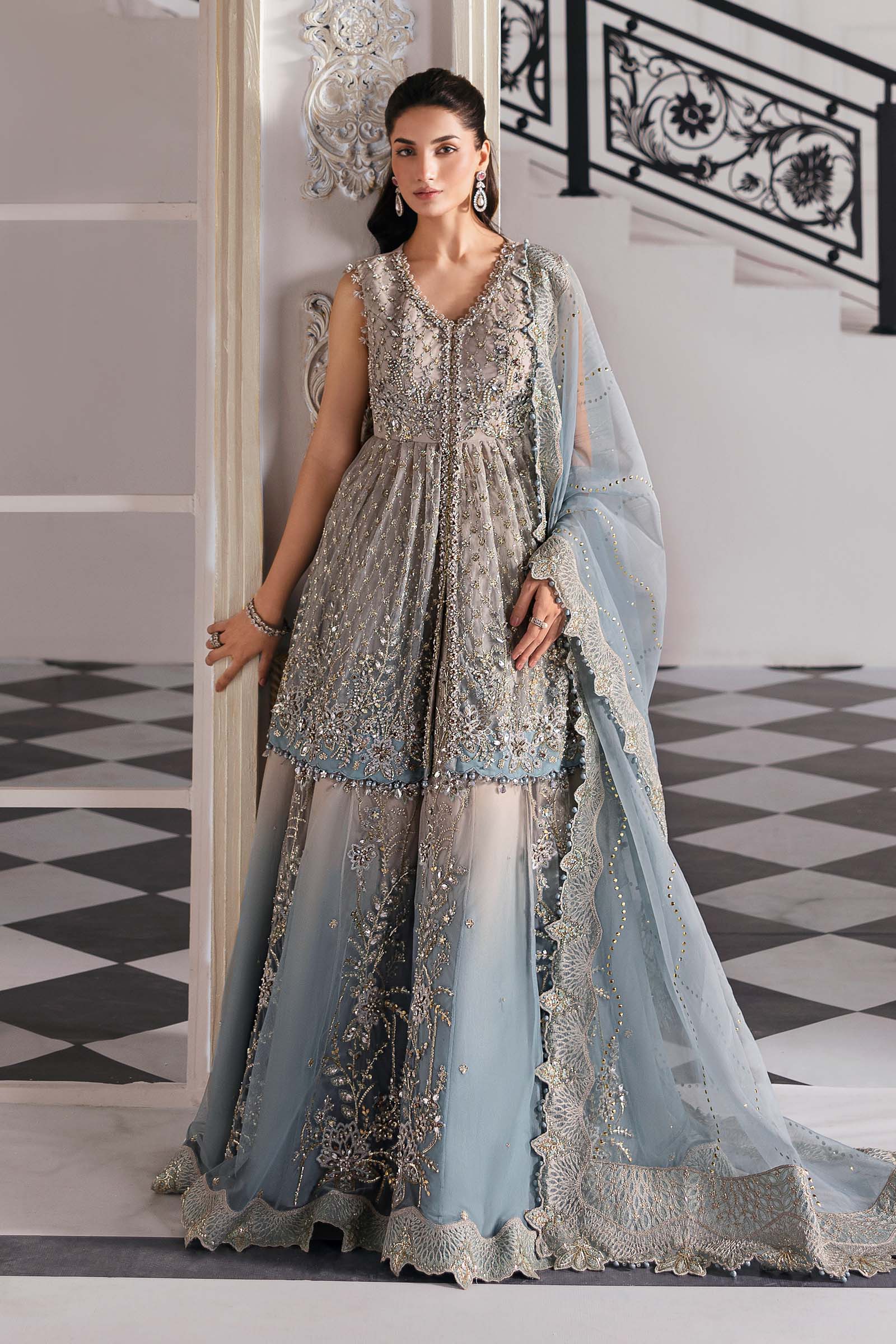 Maria B | Embroidered 2025 | BD-3002 - Official Maria B stockist in UK - Sakeena London
