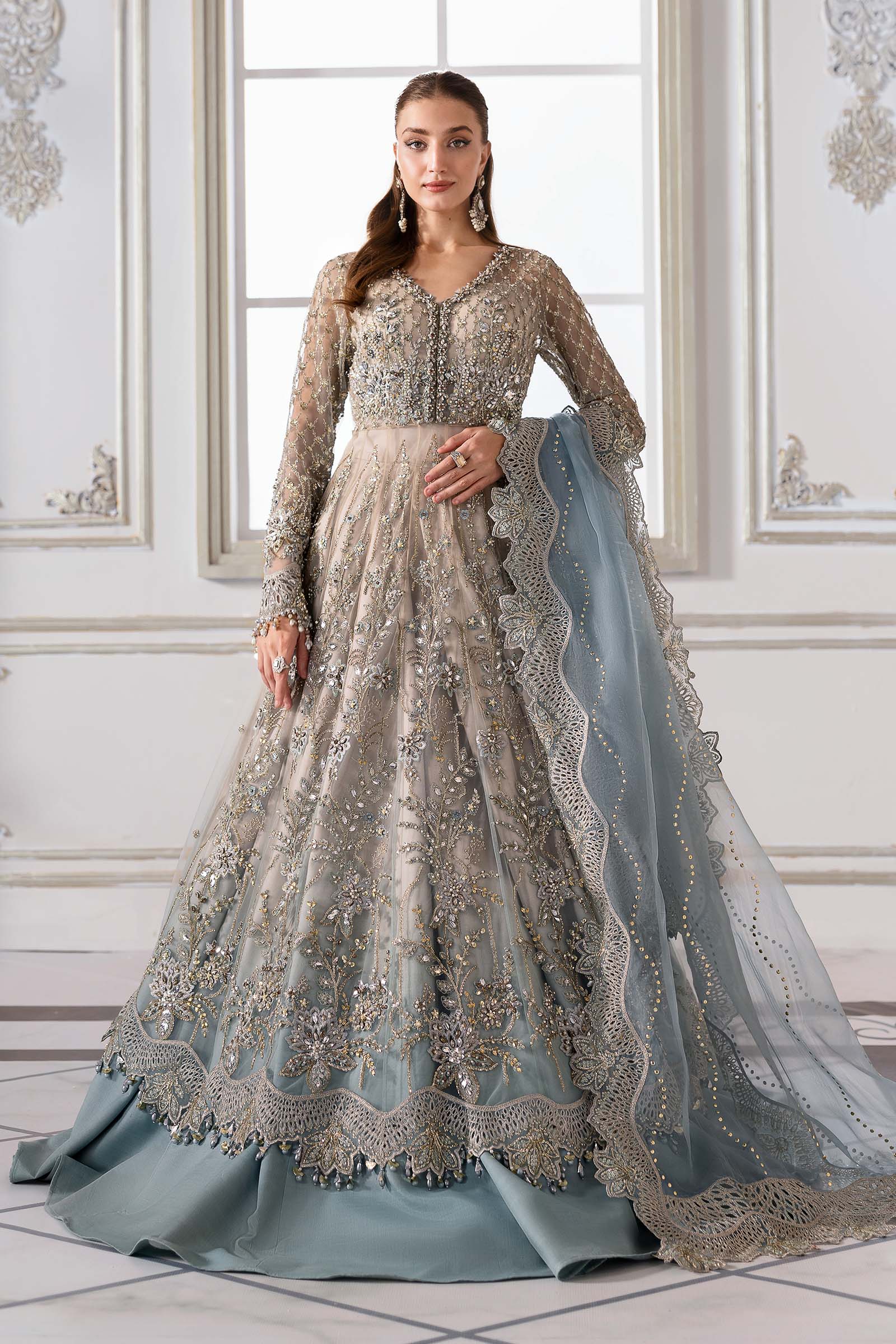 Maria B | Embroidered 2025 | BD-3002 - Official Maria B stockist in UK - Sakeena London