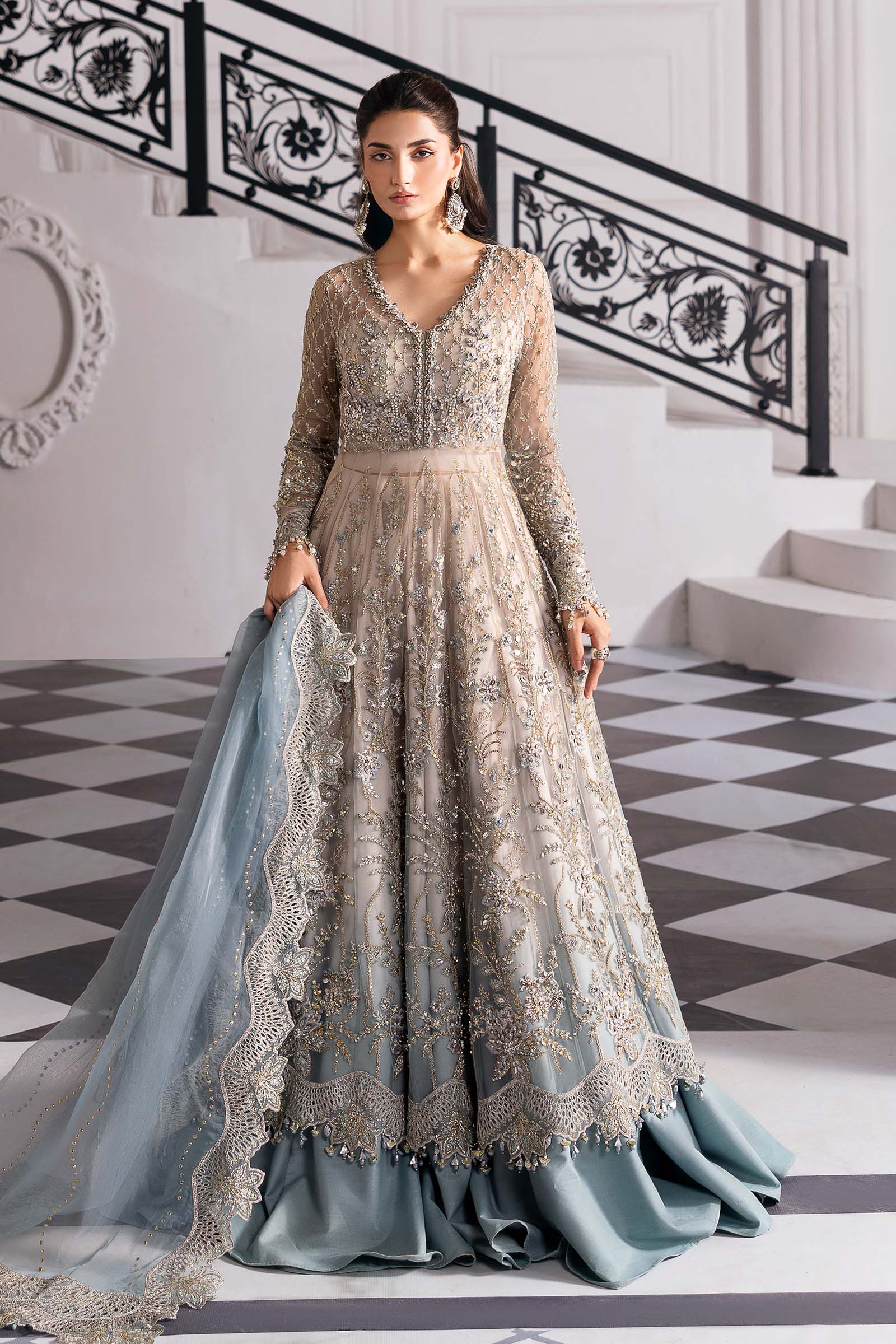 Maria B | Embroidered 2025 | BD-3002 - Official Maria B stockist in UK - Sakeena London