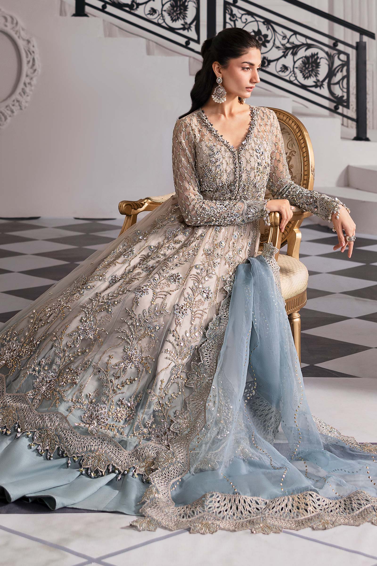 Maria B | Embroidered 2025 | BD-3002 - Official Maria B stockist in UK - Sakeena London