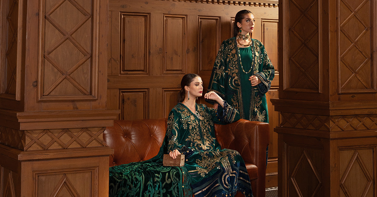 Maria B | Winter Luxe 25 | WL-1302 - Official Maria B stockist in UK - Sakeena London