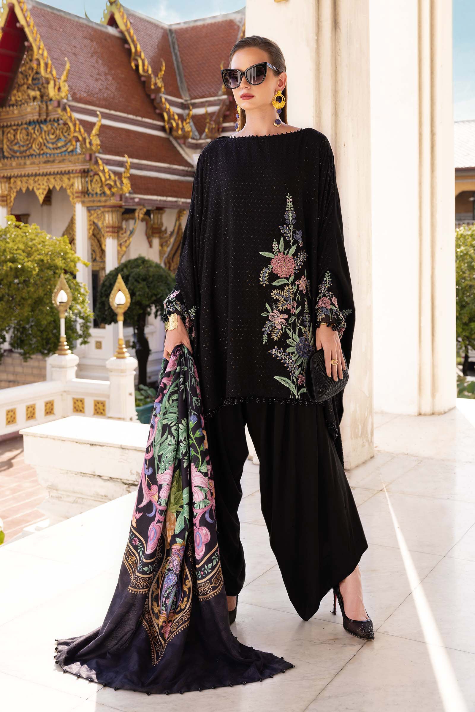 Maria B | M Prints Winter 25 | MPT-2802-B - Official Maria B stockist in UK - Sakeena London