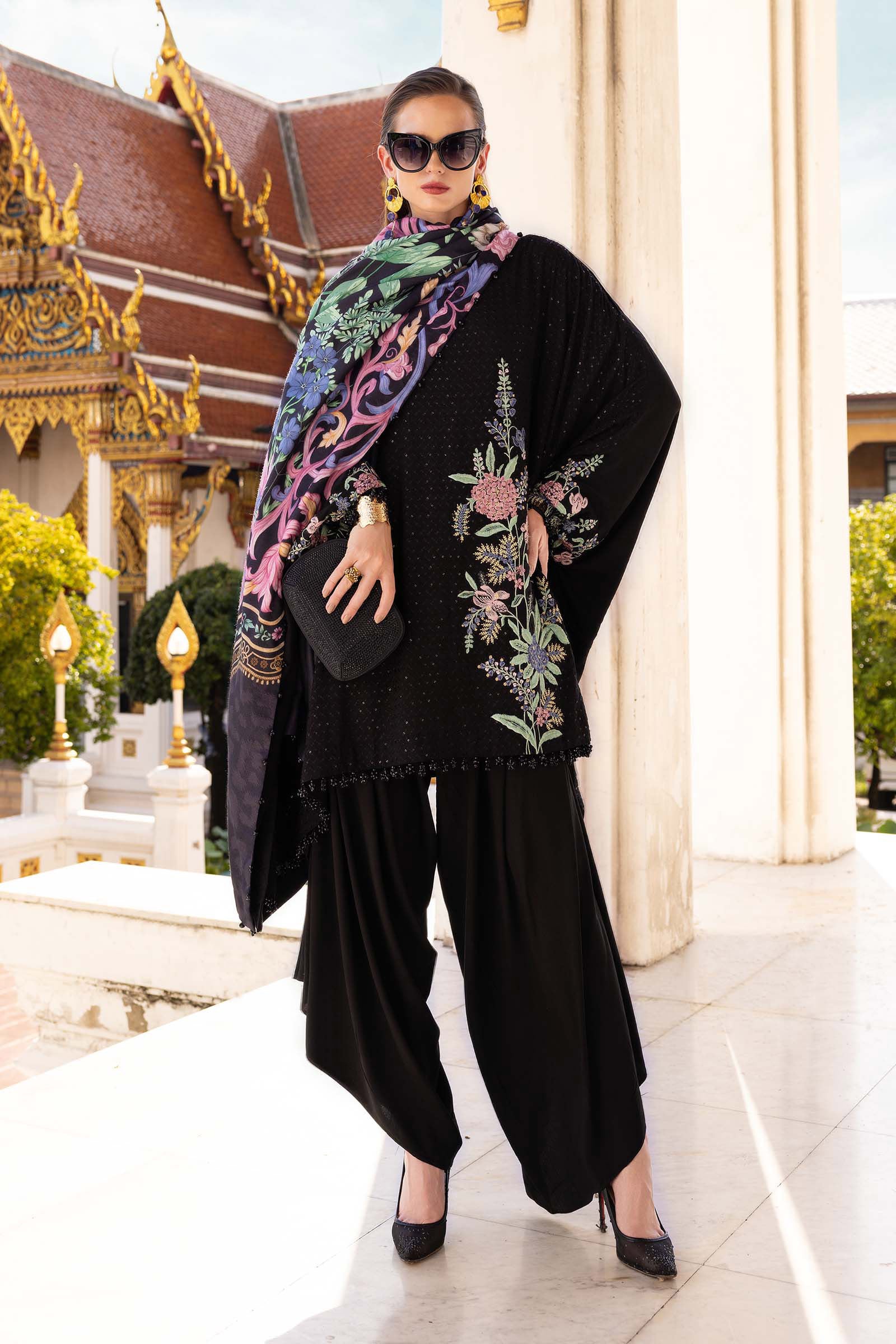 Maria B | M Prints Winter 25 | MPT-2802-B - Official Maria B stockist in UK - Sakeena London