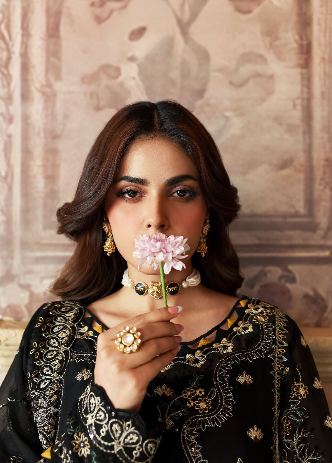 Gulaal | I Evayna Embroidered Chiffon |Deenah - Official Gulaal stockist in UK - Sakeena London