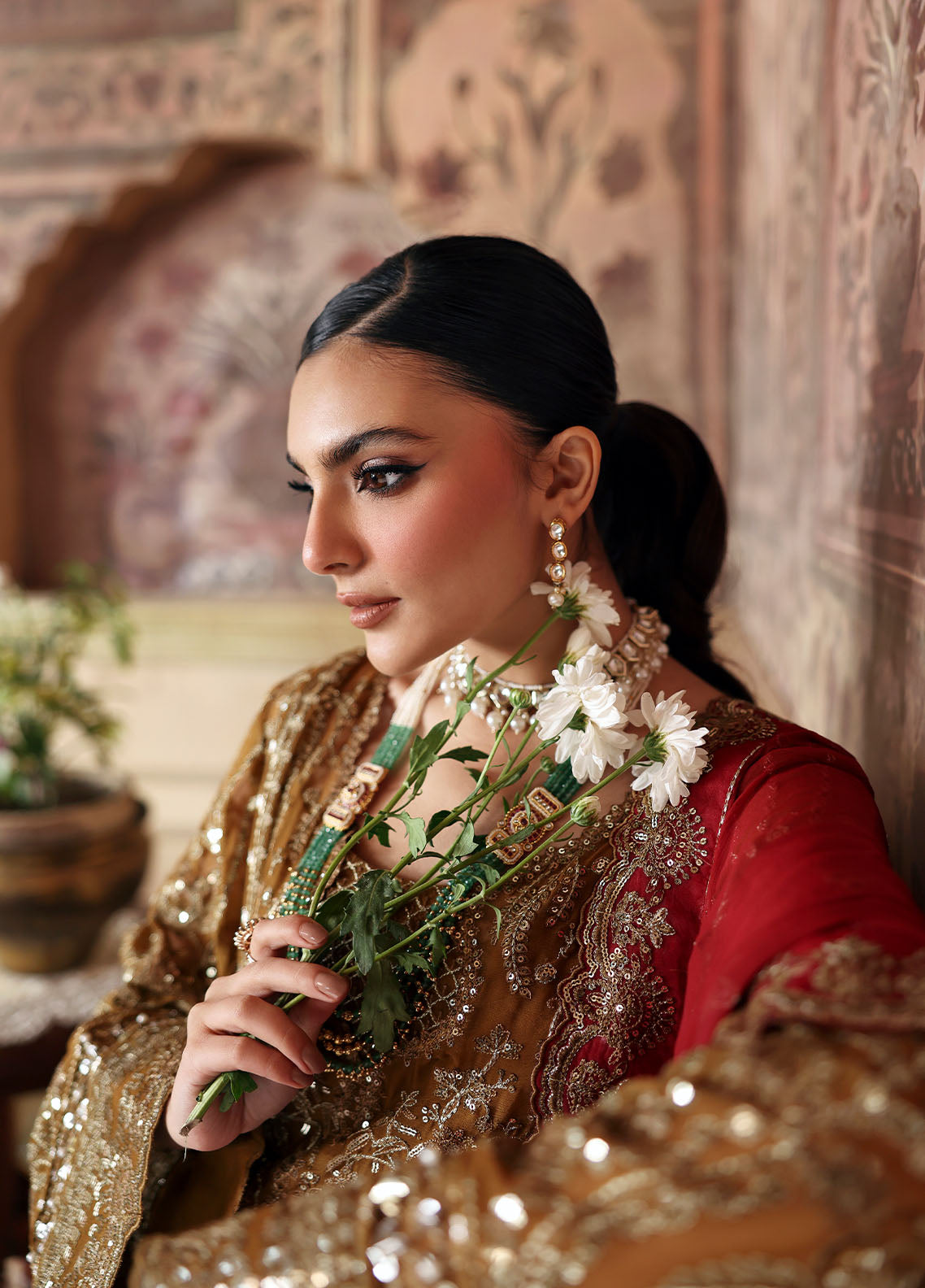 Gulaal | I Evayna Embroidered Chiffon | Dinara - Official Gulaal stockist in UK - Sakeena London