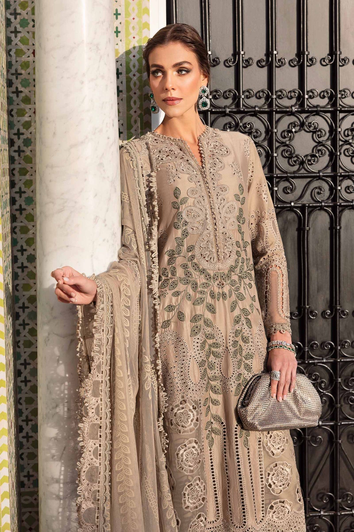 Maria B | Luxury Lawn 25 | D-2503-A - Official Maria B stockist in UK - Sakeena London