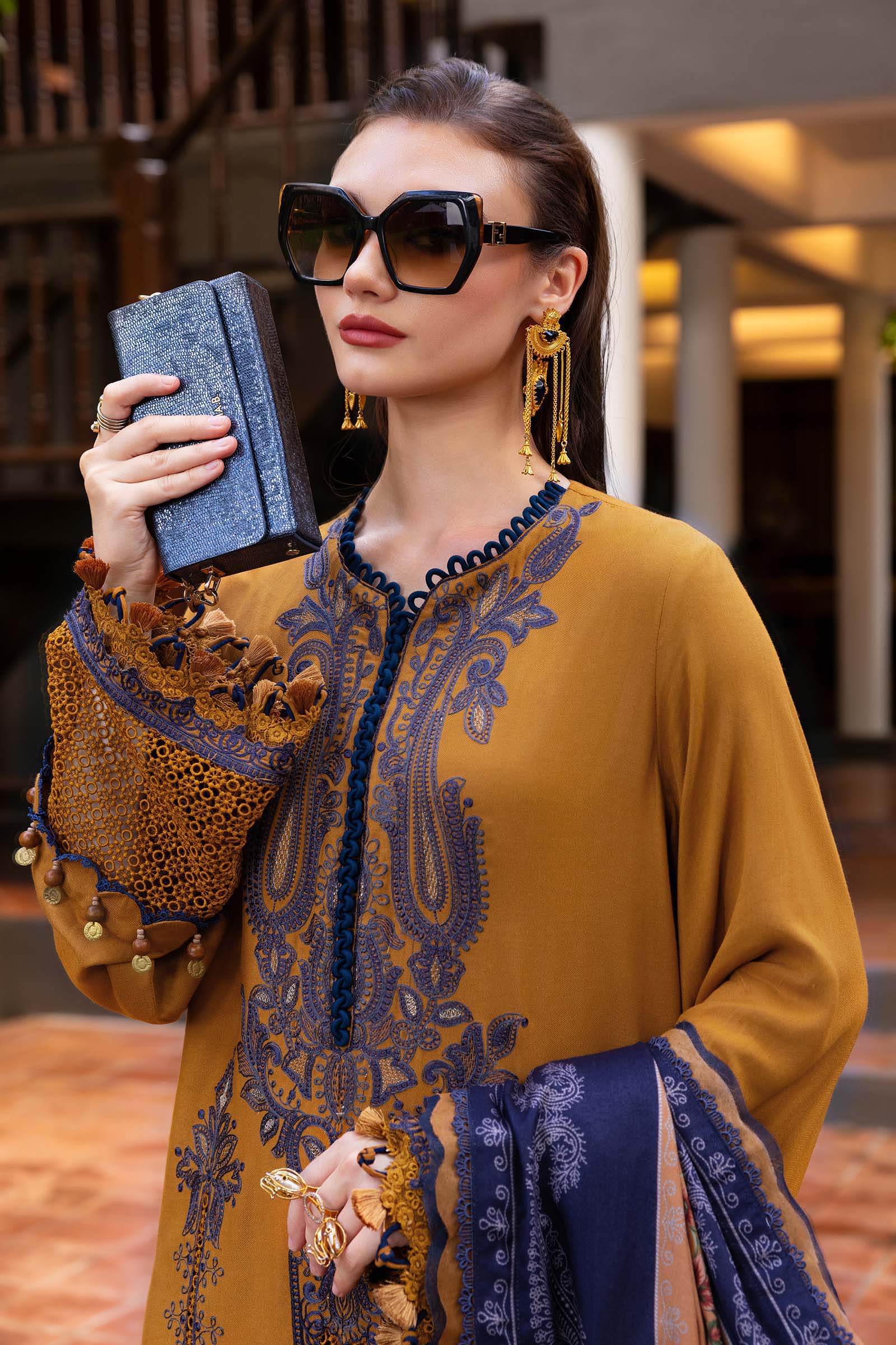 Maria B | M Prints Winter 25 | MPT-2803-A - Official Maria B stockist in UK - Sakeena London