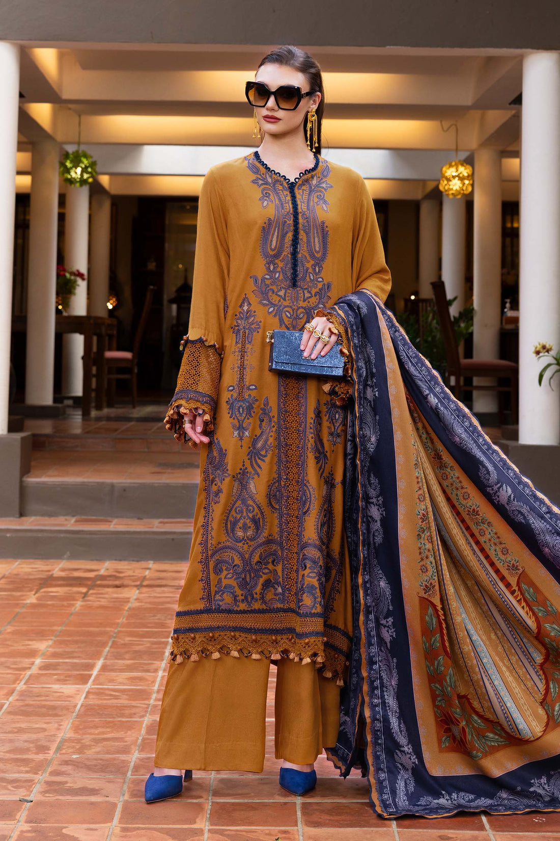 Maria B | M Prints Winter 25 | MPT-2803-A - Official Maria B stockist in UK - Sakeena London