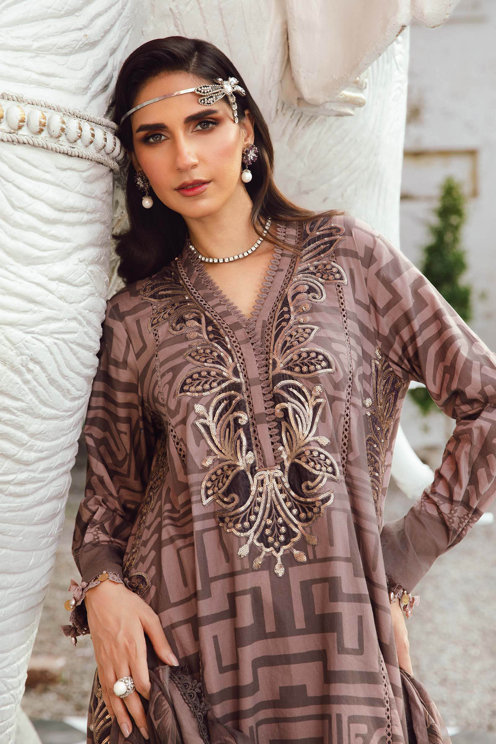 Maria B | M Prints Winter 25 | MPT-2703-B - Official Maria B stockist in UK - Sakeena London