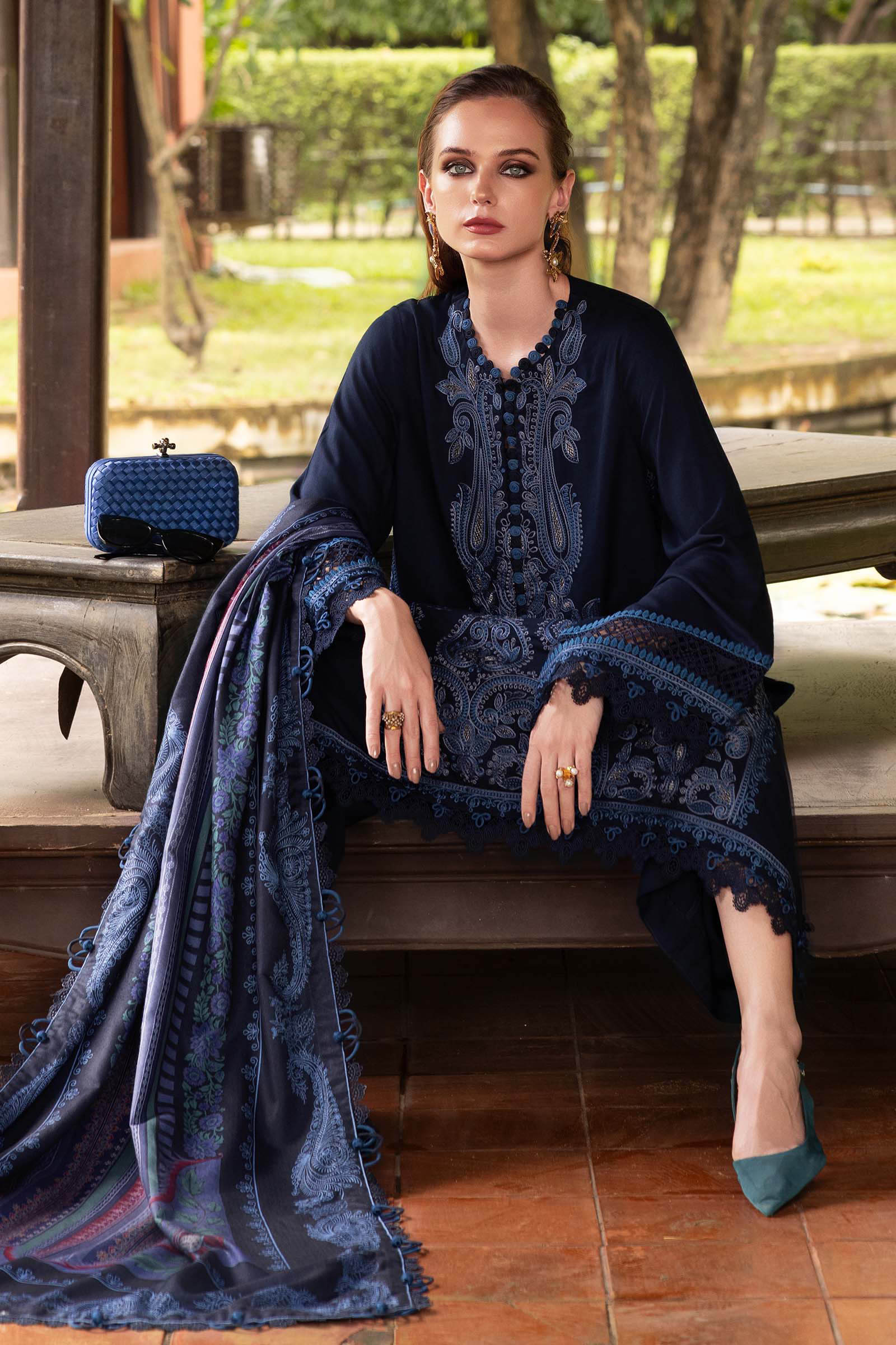 Maria B | M Prints Winter 25 | MPT-2803-B - Official Maria B stockist in UK - Sakeena London