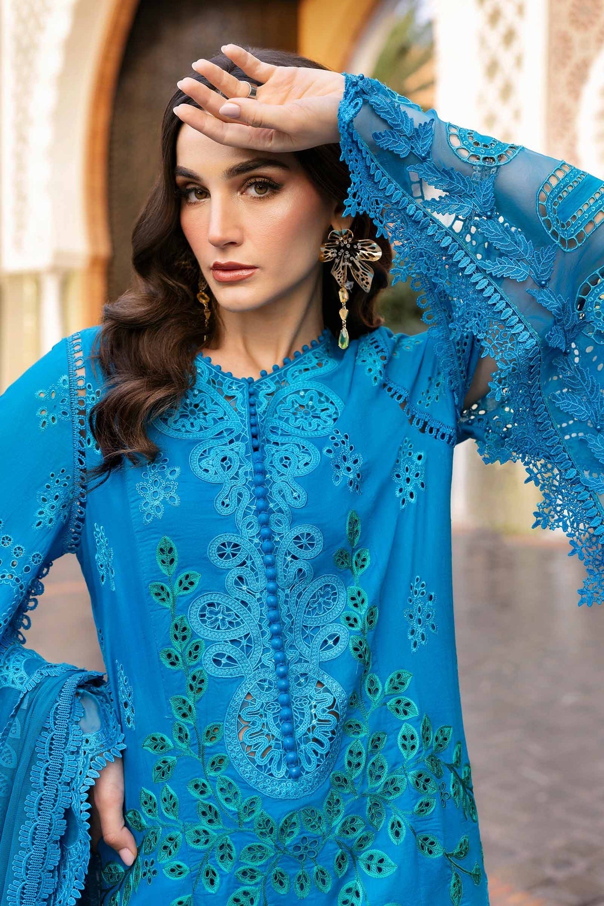 Maria B | Luxury Lawn 25 | D-2503-B - Official Maria B stockist in UK - Sakeena London