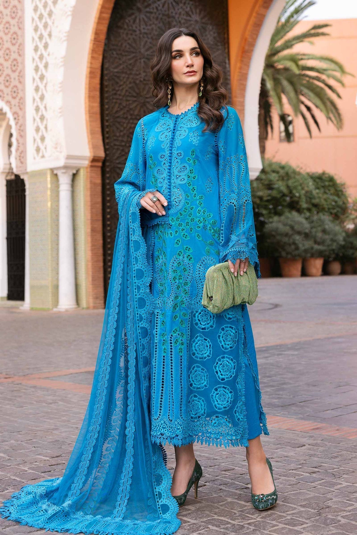 Maria B | Luxury Lawn 25 | D-2503-B - Official Maria B stockist in UK - Sakeena London