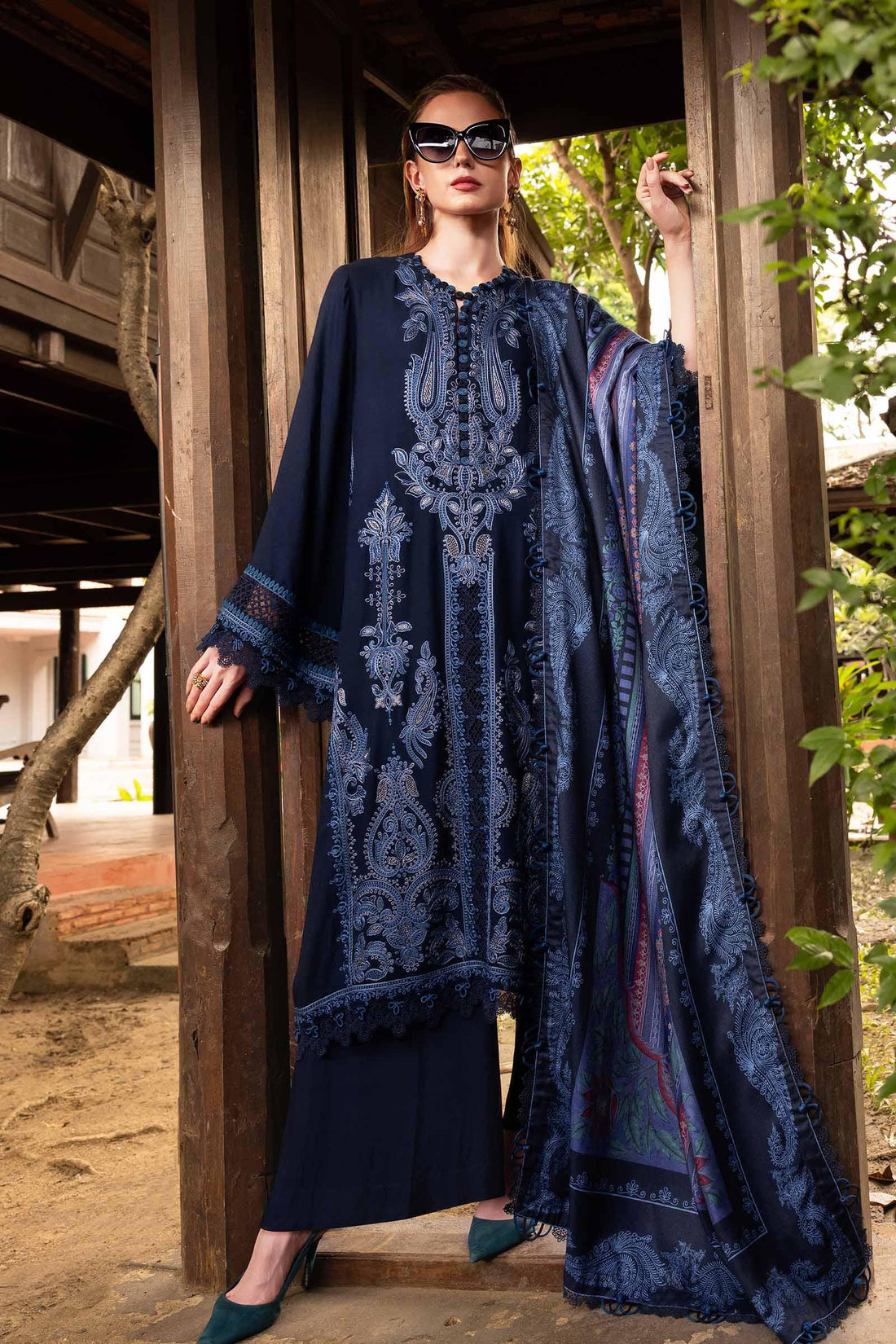 Maria B | M Prints Winter 25 | MPT-2803-B - Official Maria B stockist in UK - Sakeena London