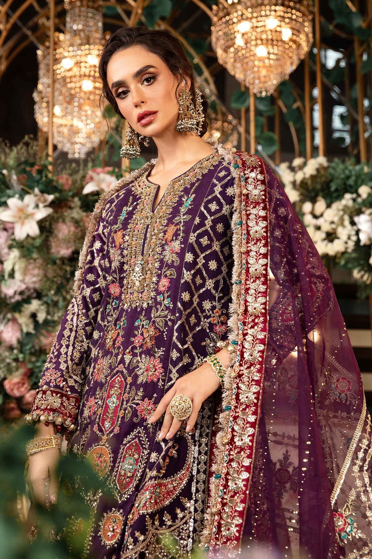 Maria B | Embroidered Formals 24 | Organza Suit | BD-2903 - Official Maria B stockist in UK - Sakeena London
