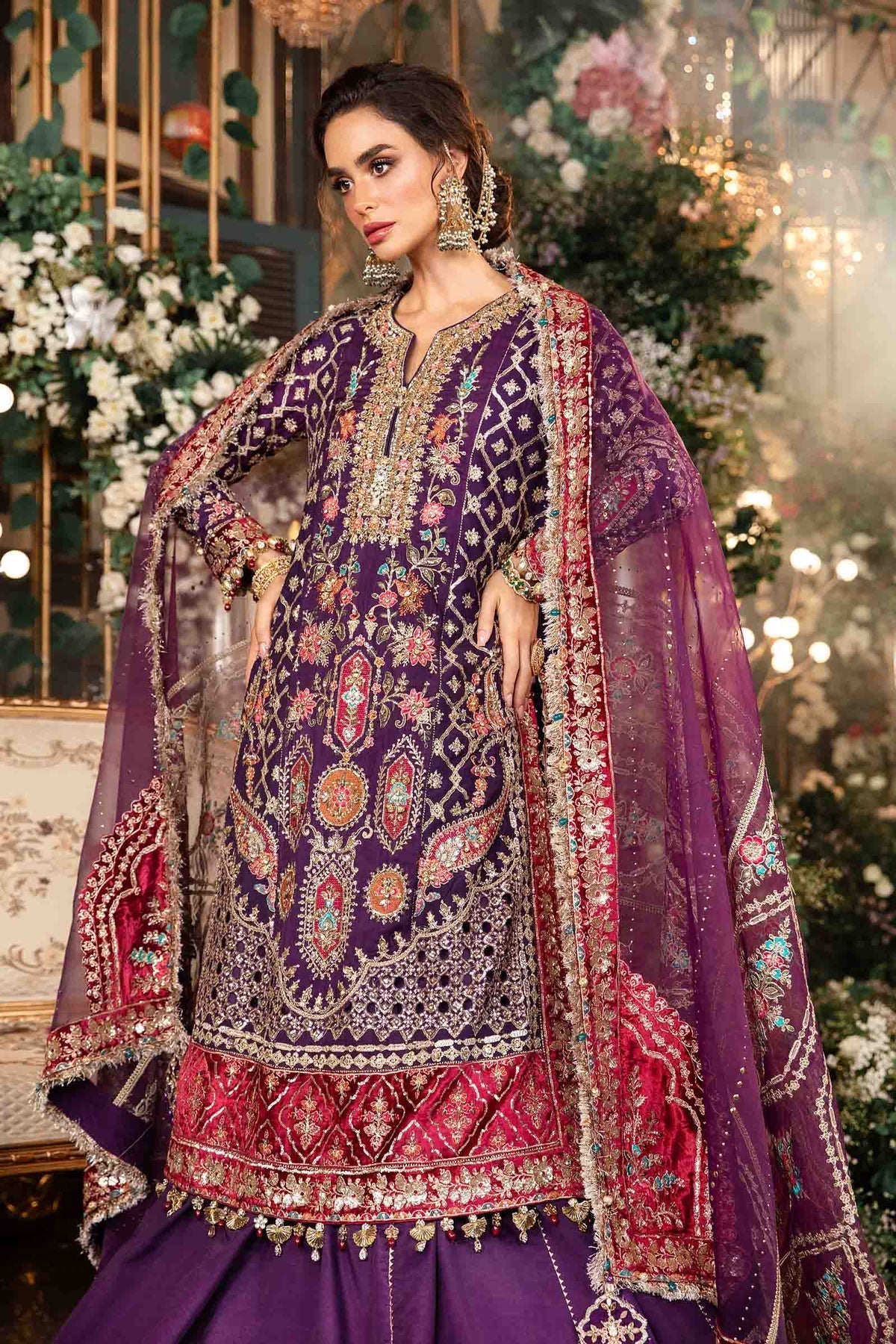 Maria B | Embroidered Formals 24 | Organza Suit | BD-2903 - Official Maria B stockist in UK - Sakeena London