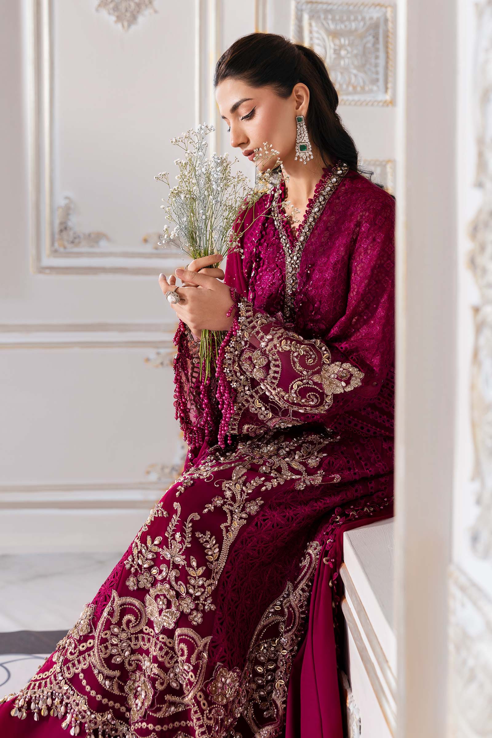 Maria B | Embroidered 2025 | BD-3003 - Official Maria B stockist in UK - Sakeena London