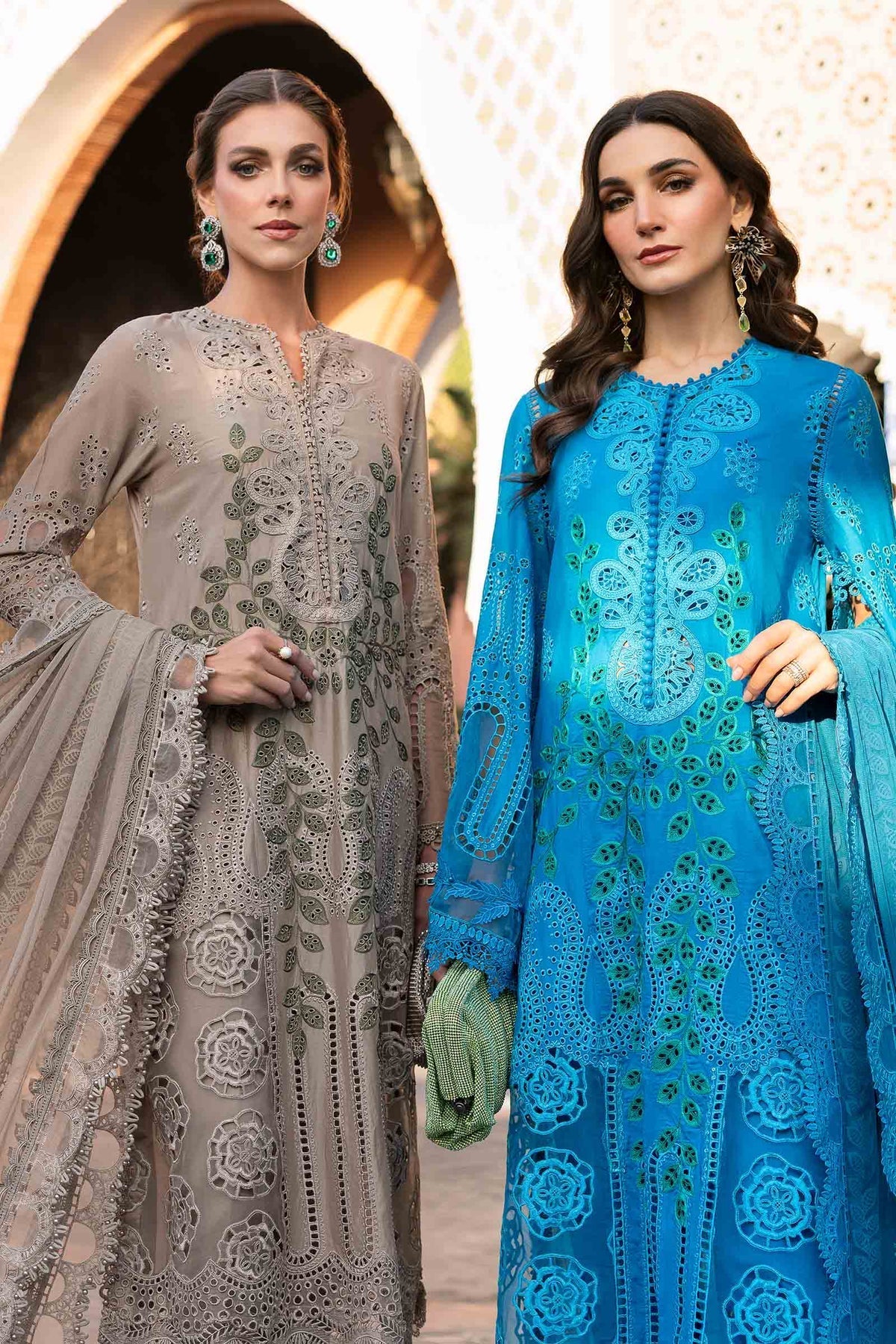 Maria B | Luxury Lawn 25 | D-2503-B - Official Maria B stockist in UK - Sakeena London