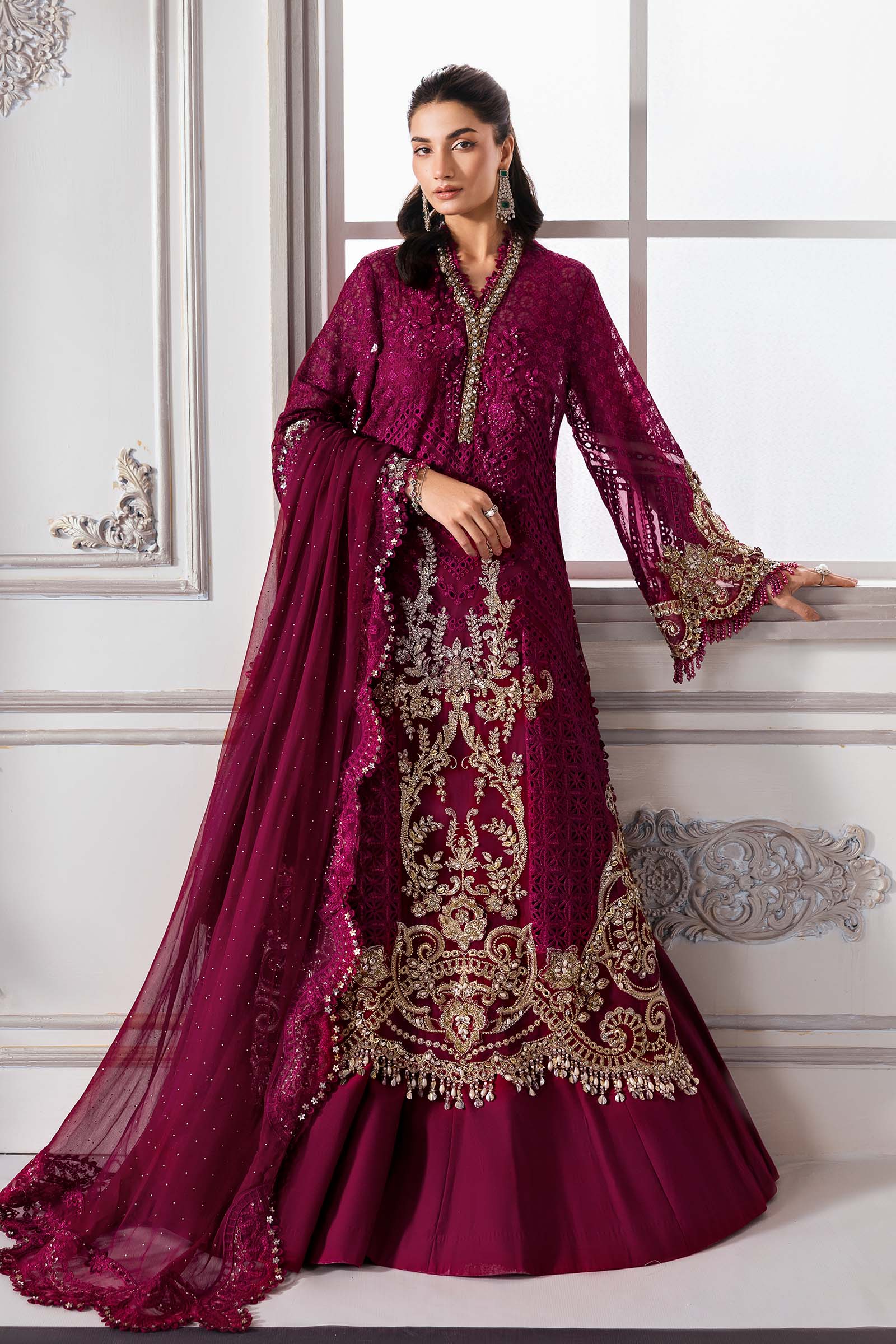Maria B | Embroidered 2025 | BD-3003 - Official Maria B stockist in UK - Sakeena London