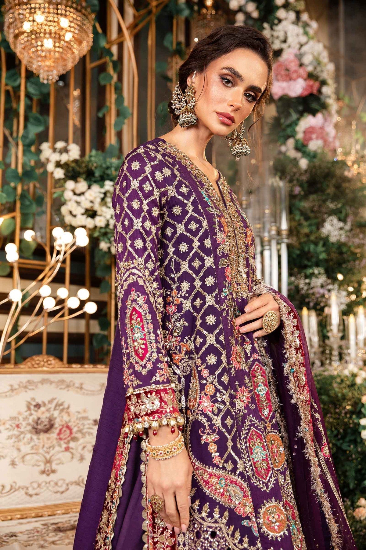 Maria B | Embroidered Formals 24 | Organza Suit | BD-2903 - Official Maria B stockist in UK - Sakeena London