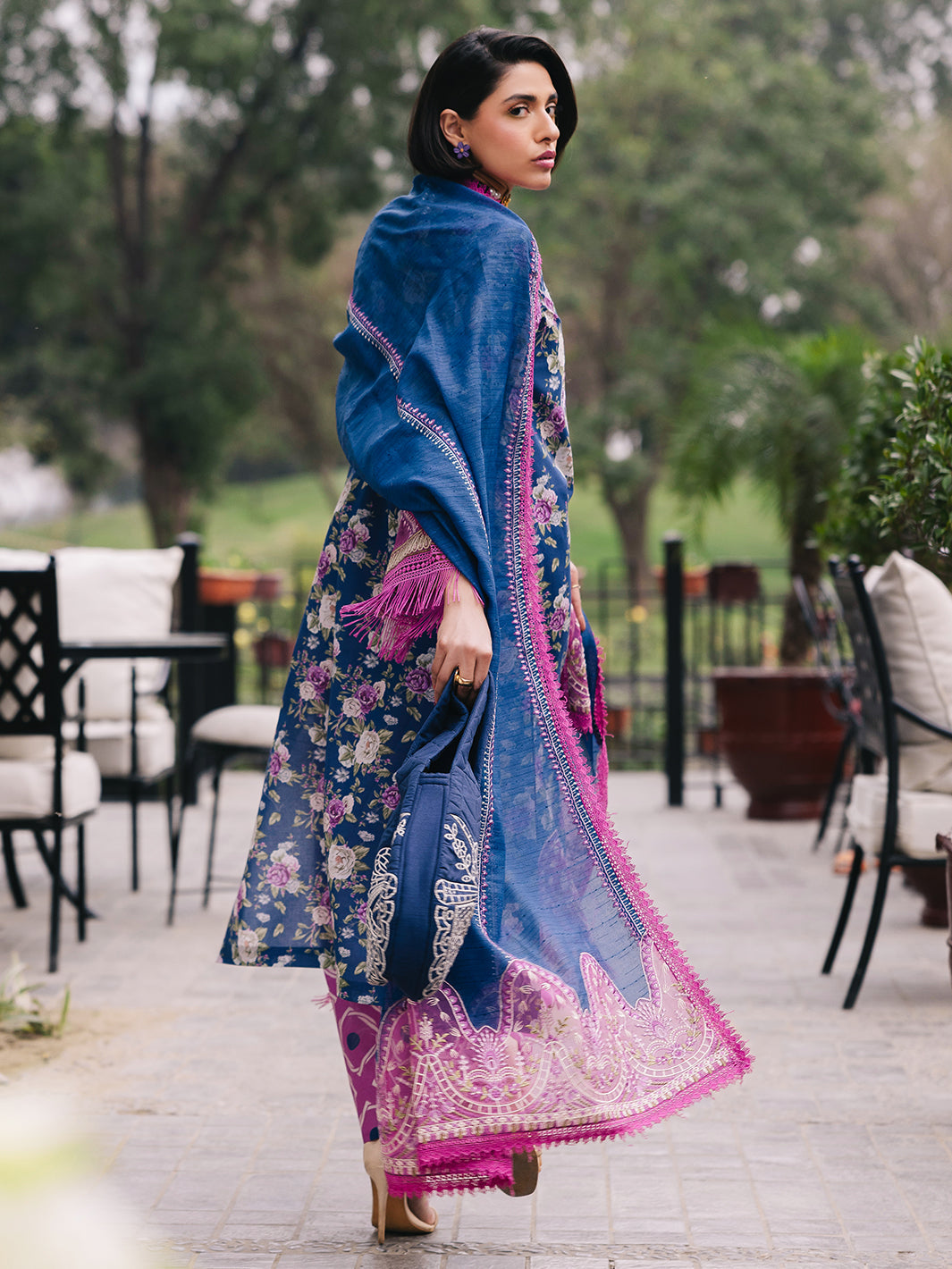 Mahnur | Broadway Luxury Lawn 25 | Ires - Official Mahnur stockist in UK - Sakeena London