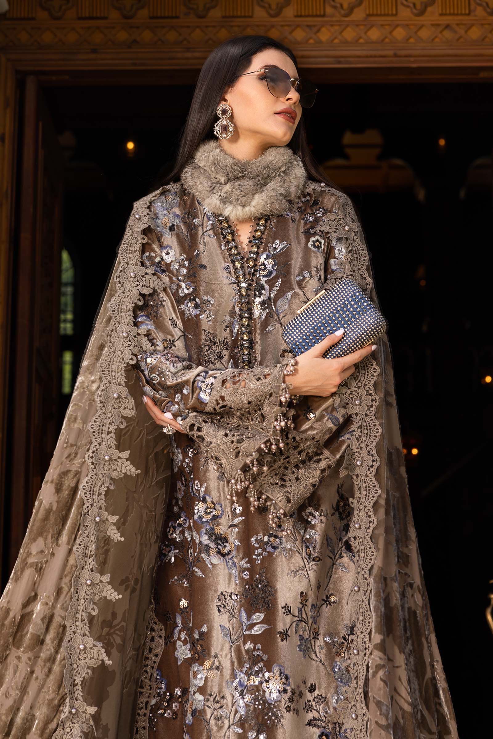 Maria B | Winter Luxe 25 | WL-1303 - Official Maria B stockist in UK - Sakeena London